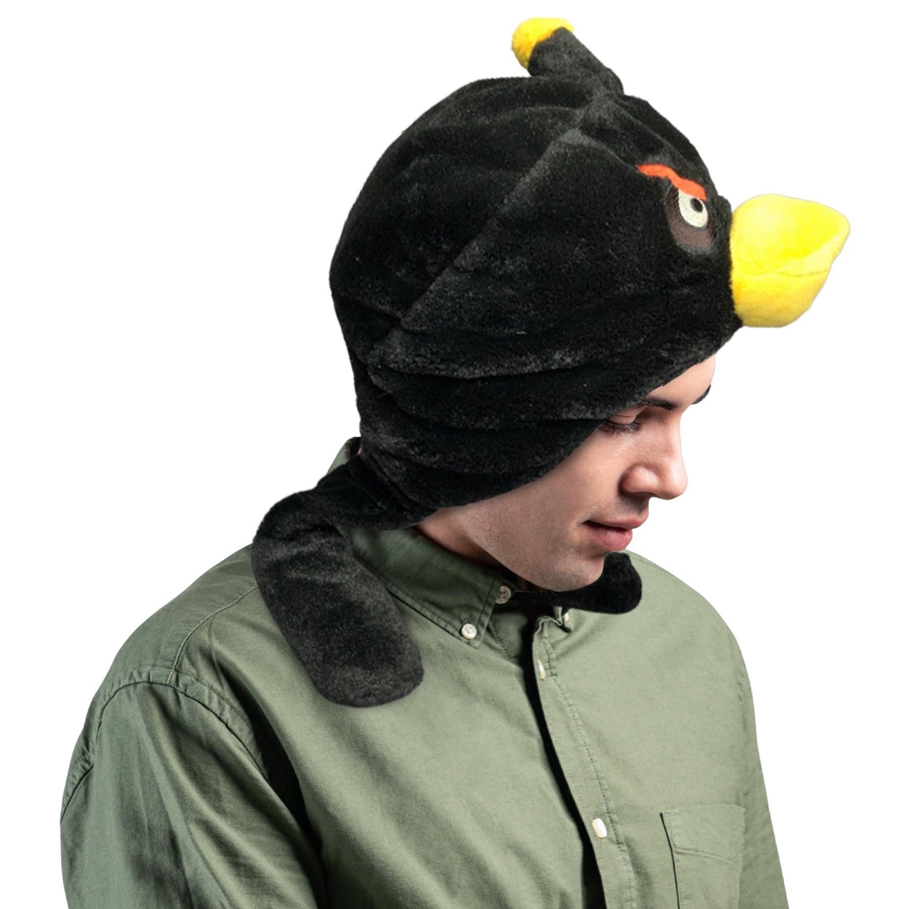 Angry Birds Plush Hat: Black Bird