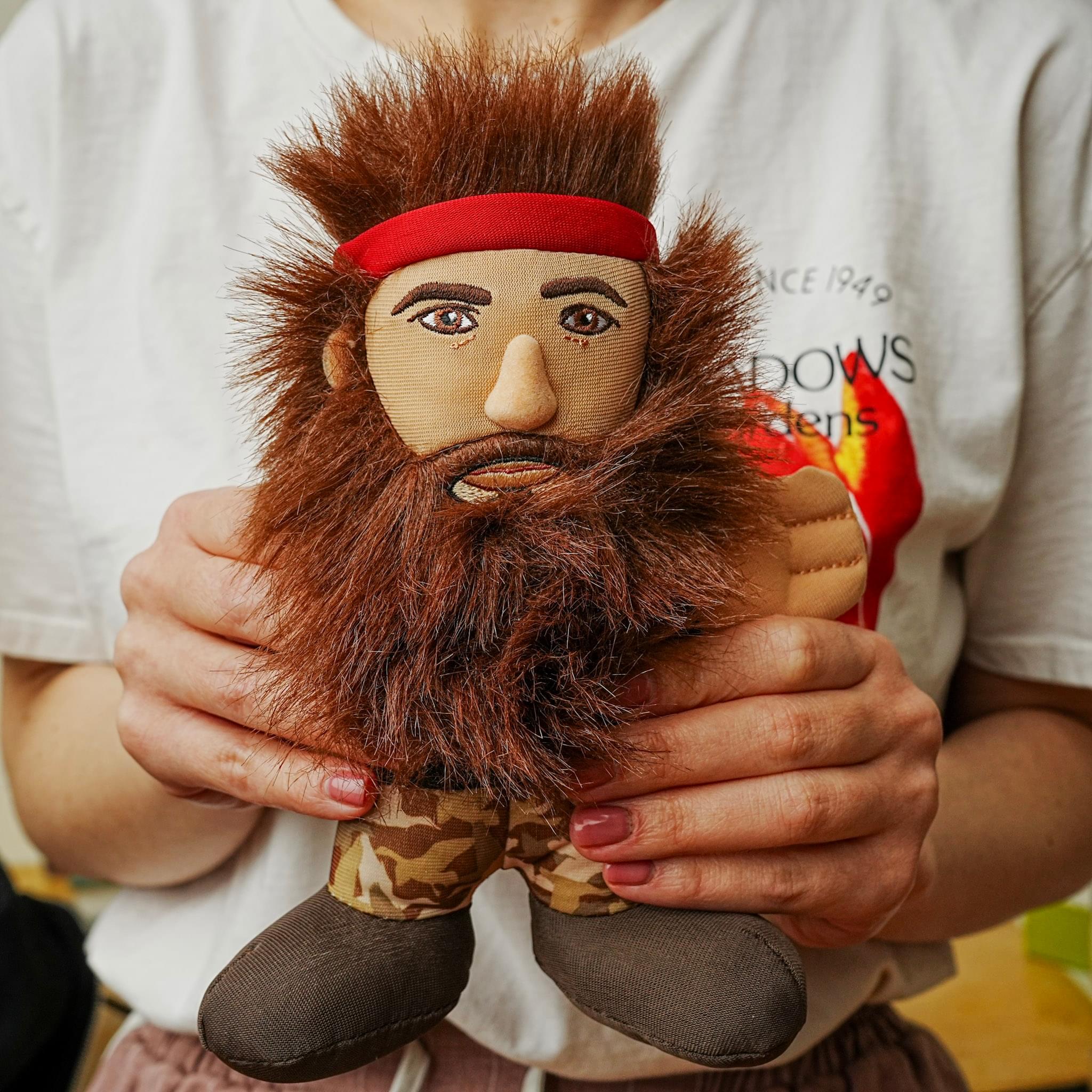 Duck Dynasty 8" Plush With Sound Willie