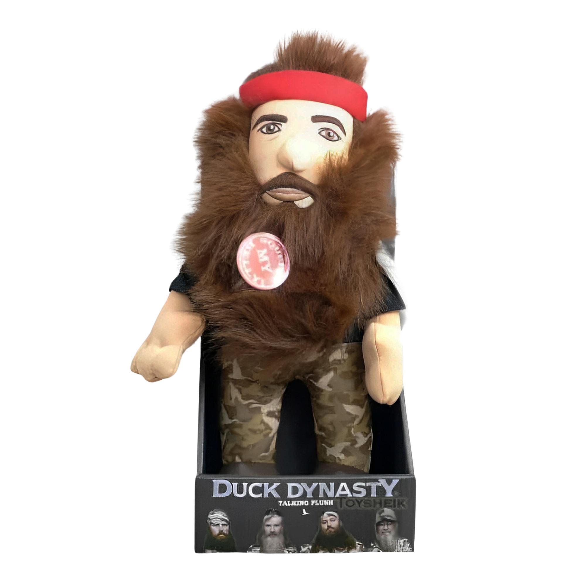 Duck Dynasty 13" Plush With Sound Willie