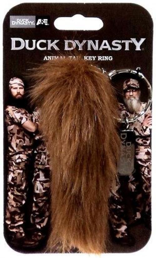 Duck Dynasty 4" Animal Tail Key Ring: Squirrel Tail