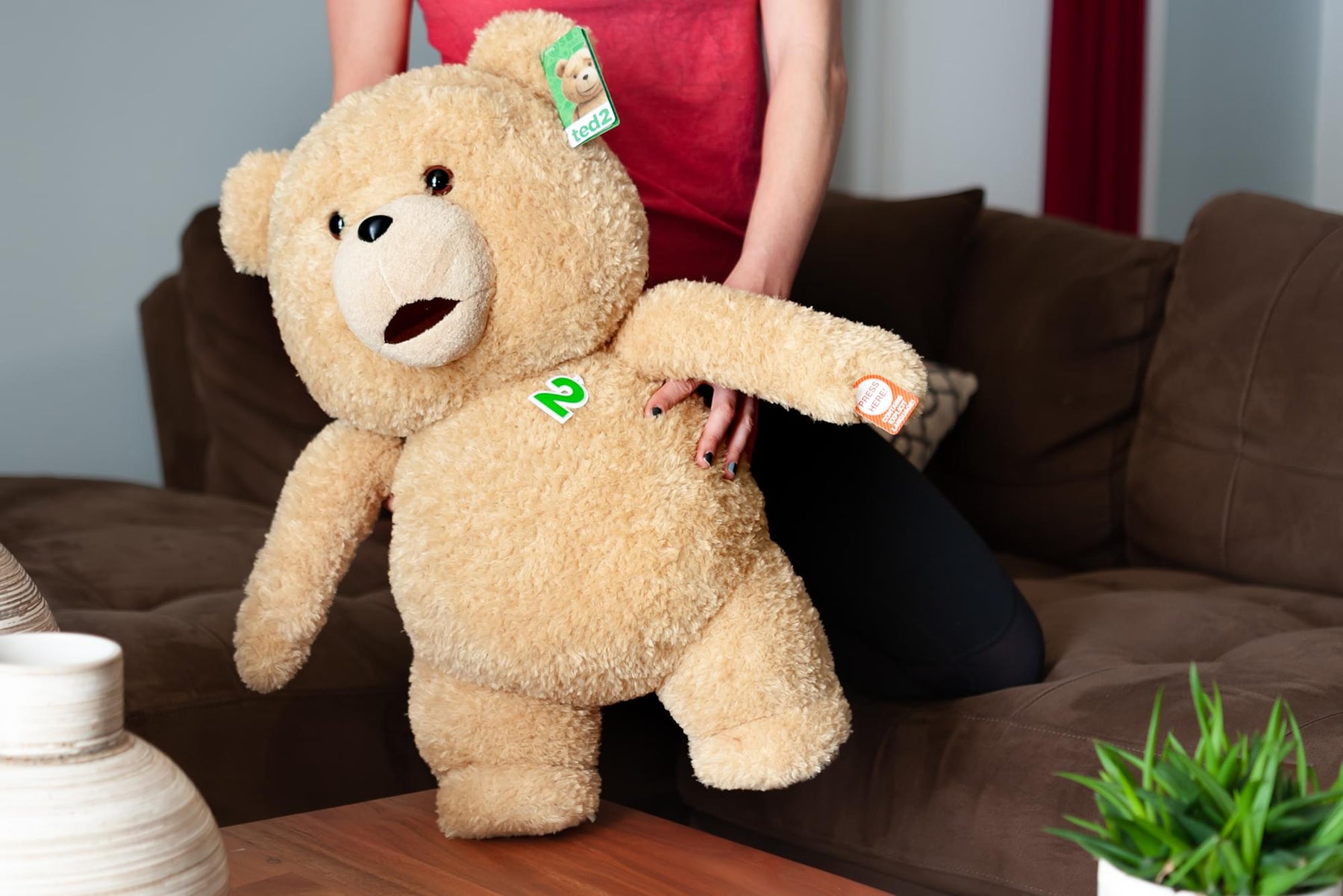 Ted 2 Talking Ted Full Size Plush Stuffed Animal *Explicit* | 24 Inches Tall