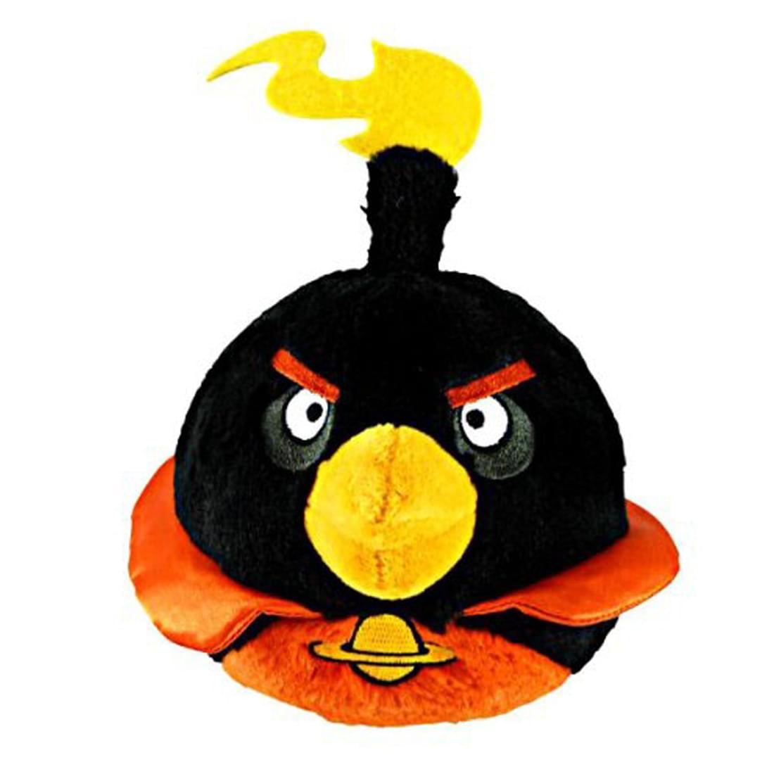 Angry Birds 5" Black Space Bird Plush Officially Licensed