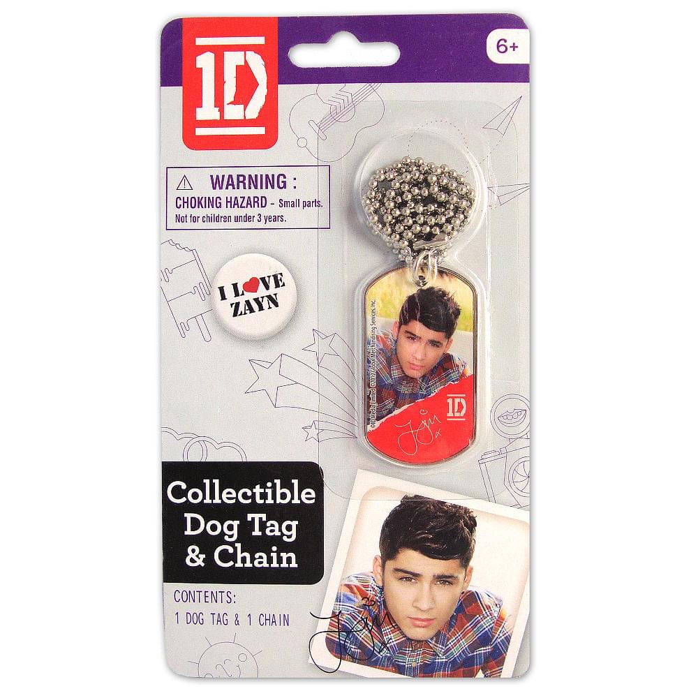 1D One Direction Collectible Dog Tag Necklace: Zayn