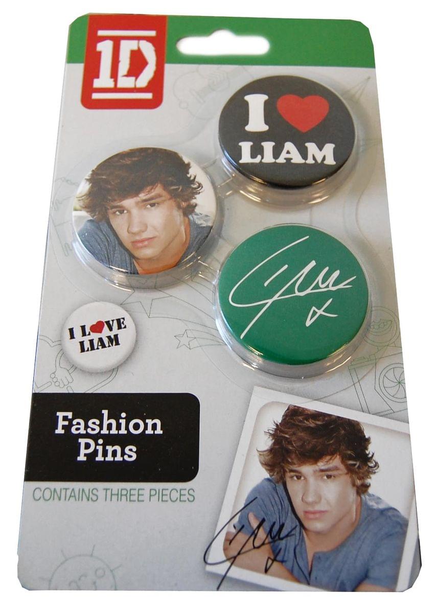 1D One Direction Fashion Pins Liam