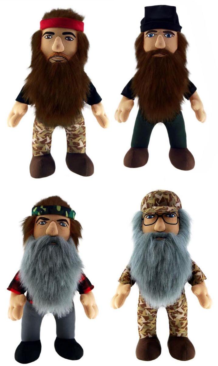 Duck Dynasty 13" Plush With Sound Set Of 4