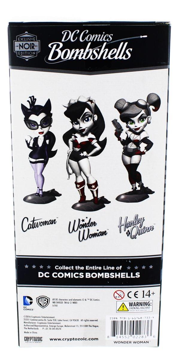 DC Comics Bombshells Wonder Woman Vinyl Figure (Exclusive Noir Edition)