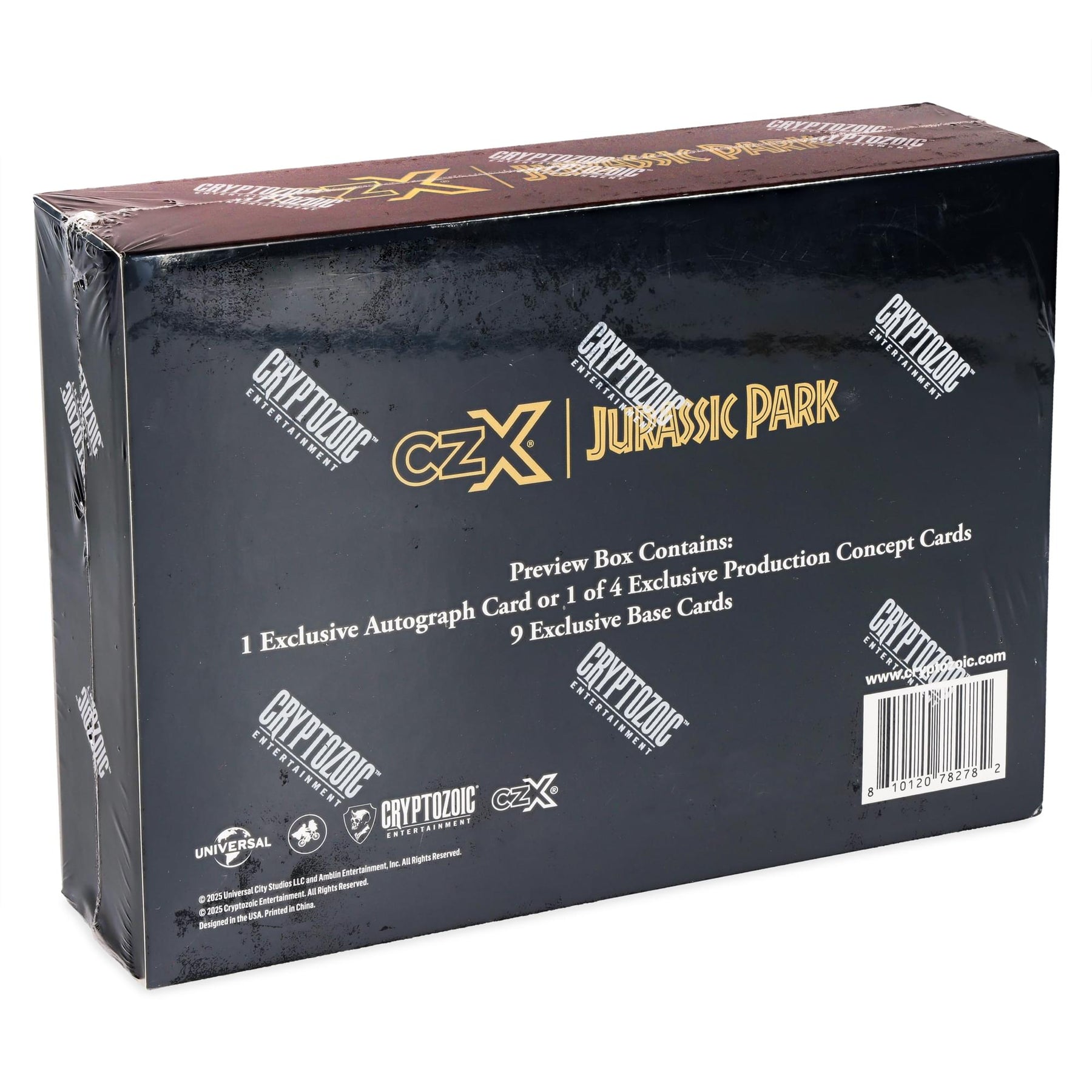 Jurassic Park 2025 Cryptozoic CZX SDCC Exclusive Preview Box | 10 Cards
