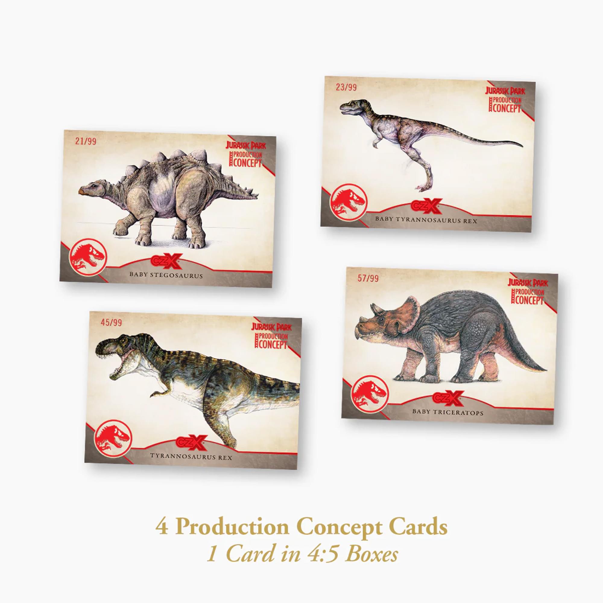 Jurassic Park 2025 Cryptozoic CZX SDCC Exclusive Preview Box | 10 Cards