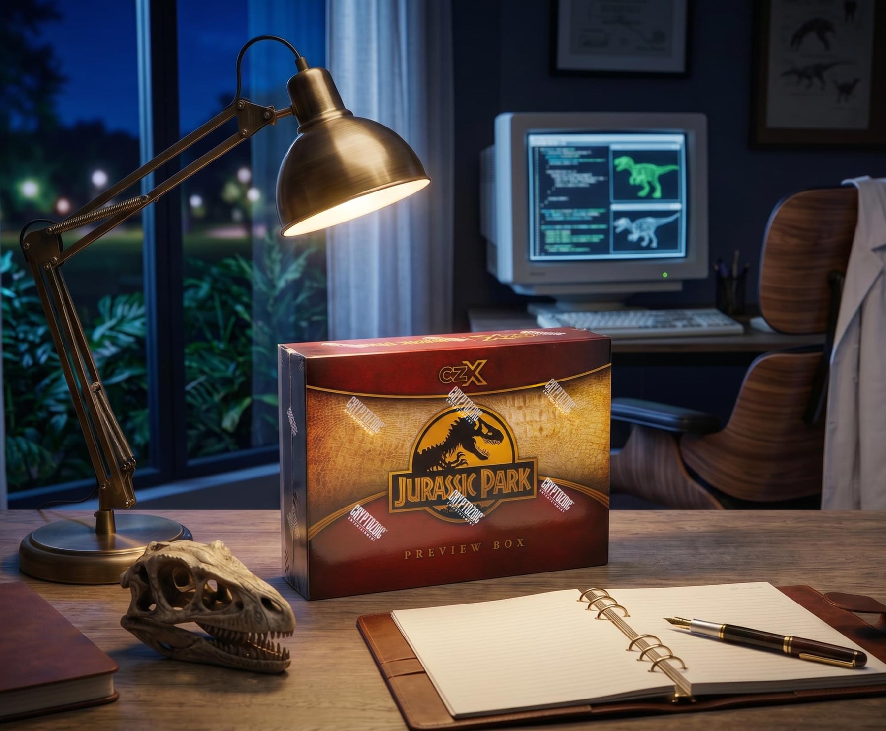 Jurassic Park 2025 Cryptozoic CZX SDCC Exclusive Preview Box | 10 Cards