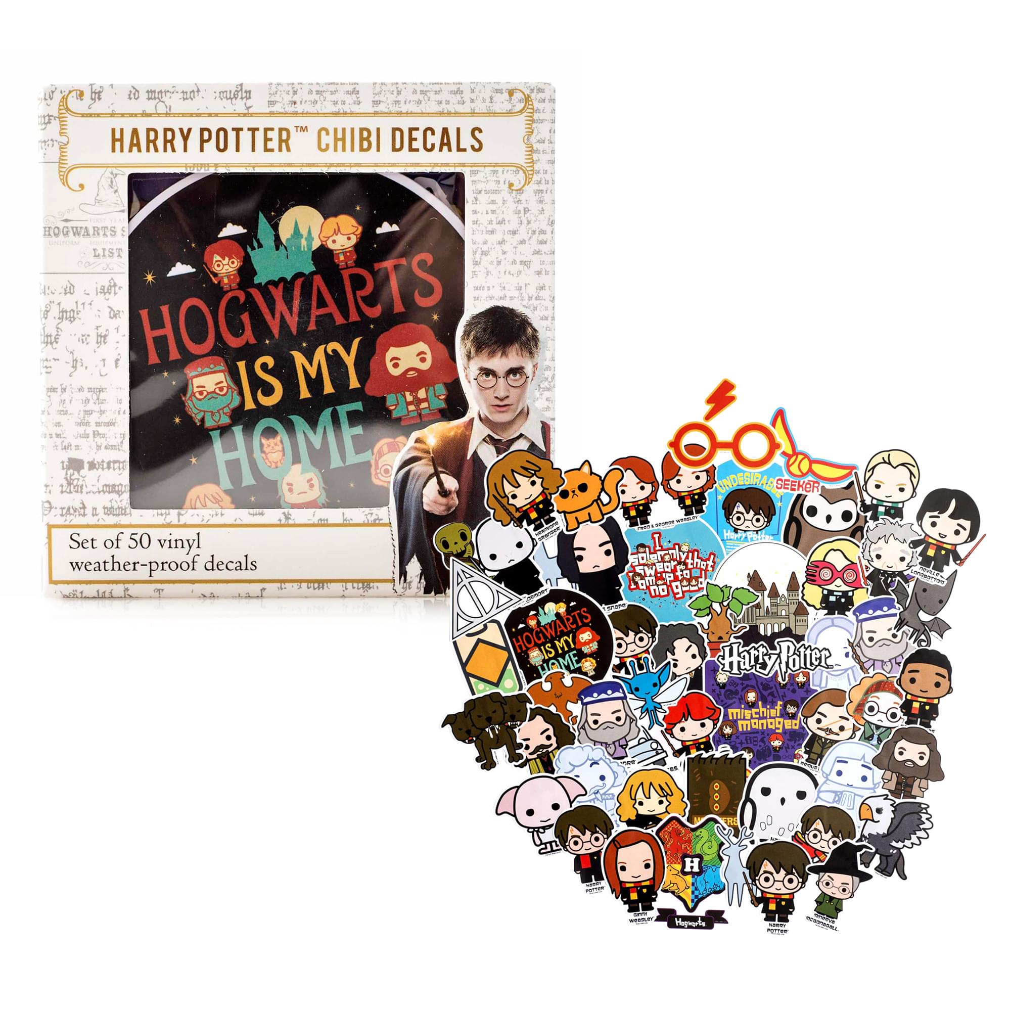 Harry Potter Chibi Vinyl Decal 50-Pack