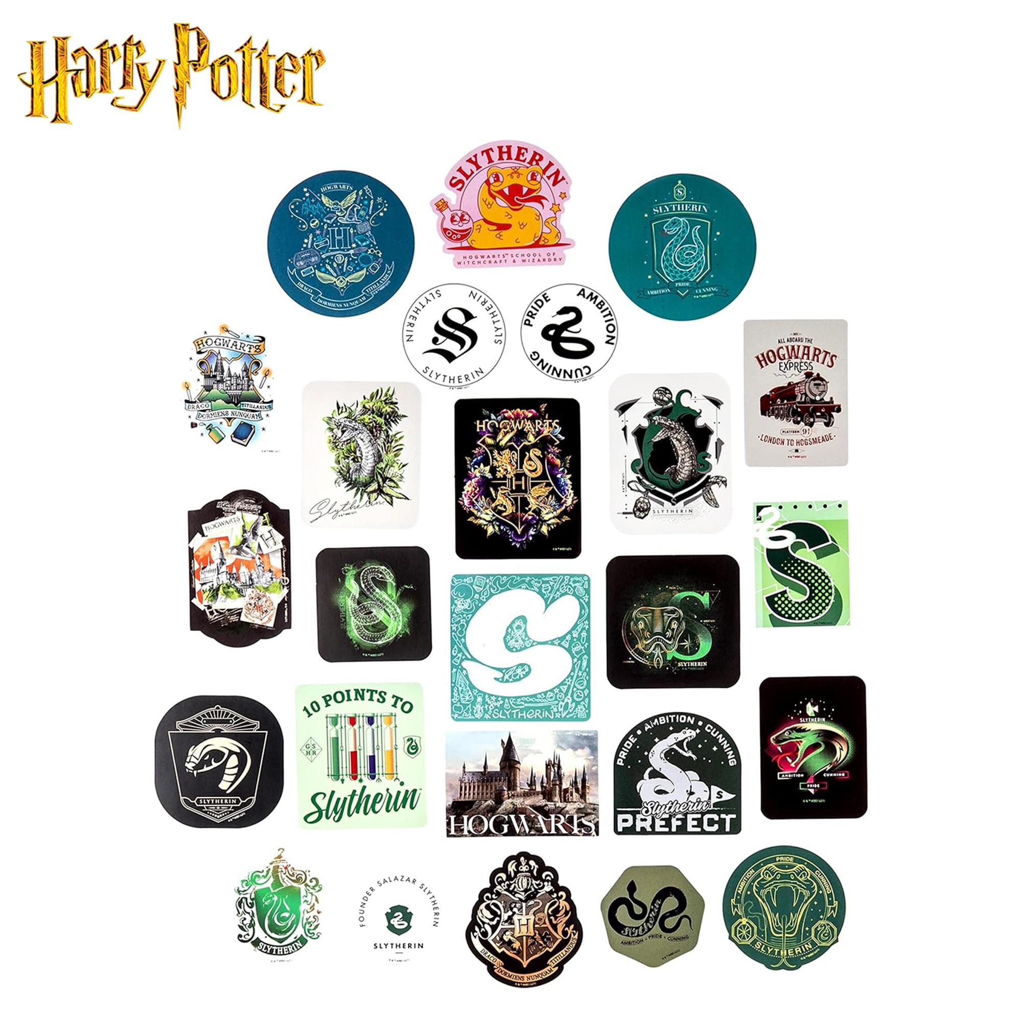 Harry Potter House Slytherin Vinyl Decal 60-Pack