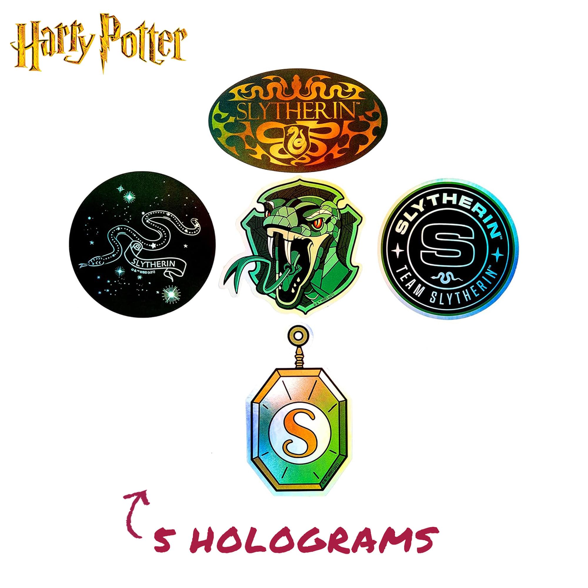 Harry Potter House Slytherin Vinyl Decal 60-Pack