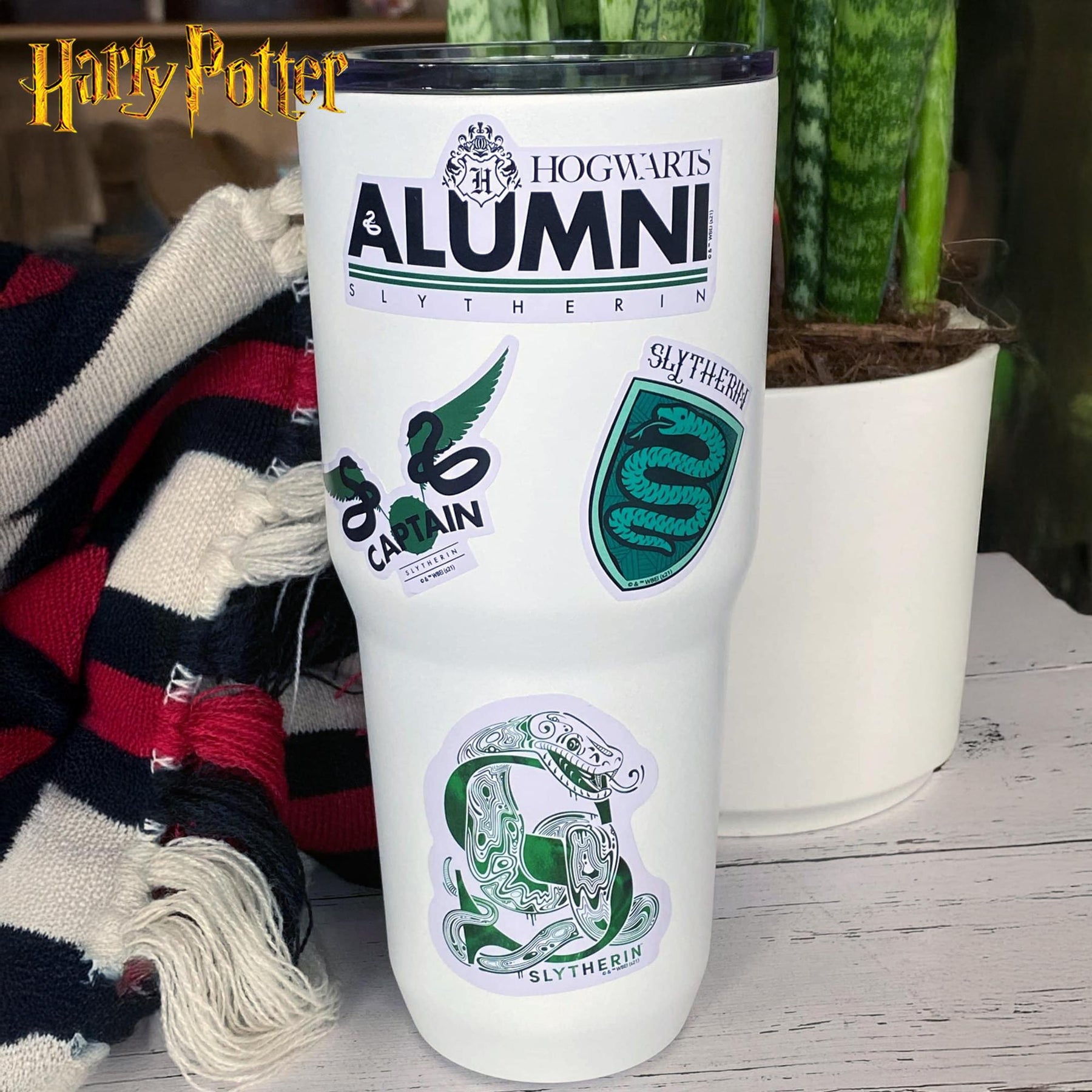 Harry Potter House Slytherin Vinyl Decal 60-Pack