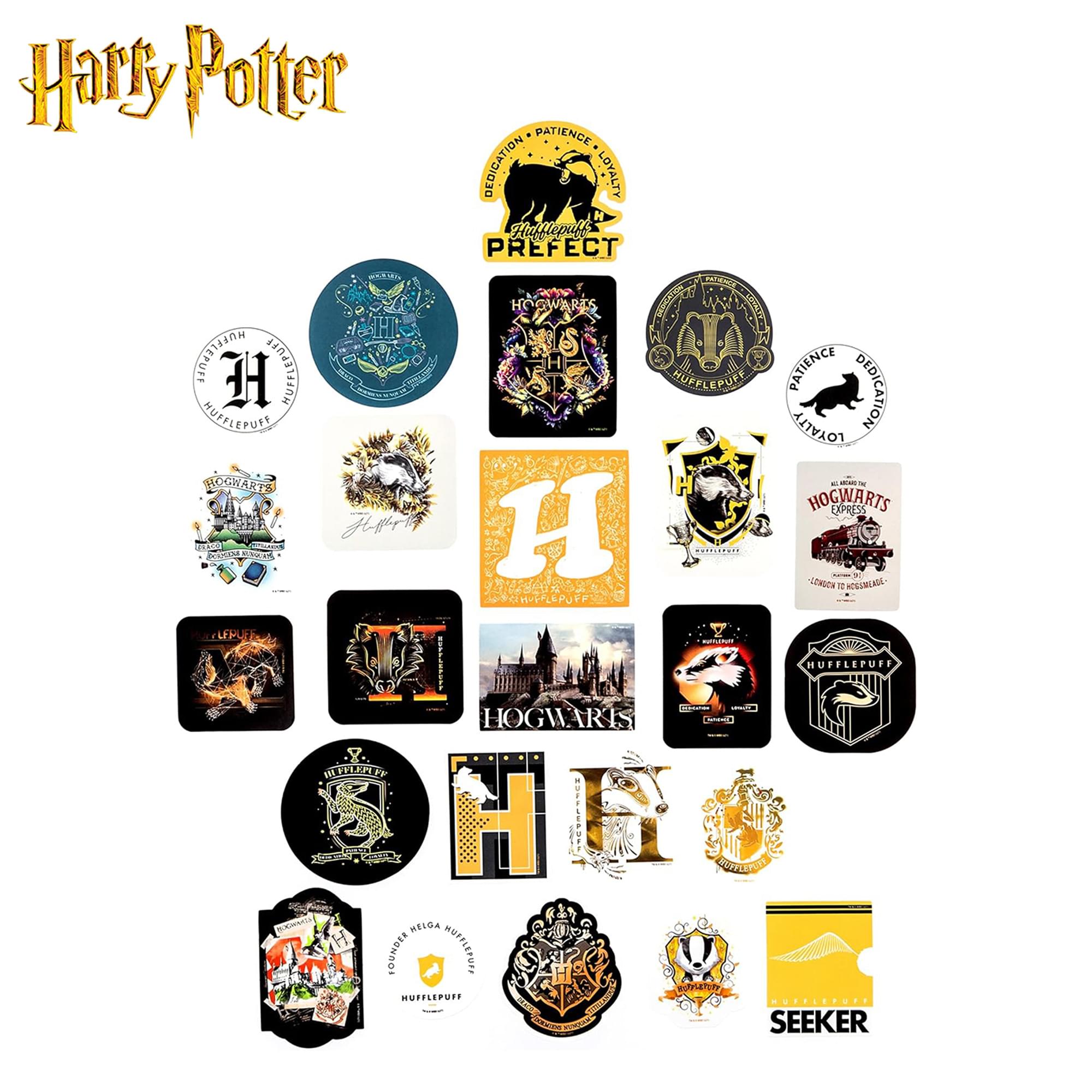 Harry Potter House Hufflepuff Vinyl Decal 60-Pack