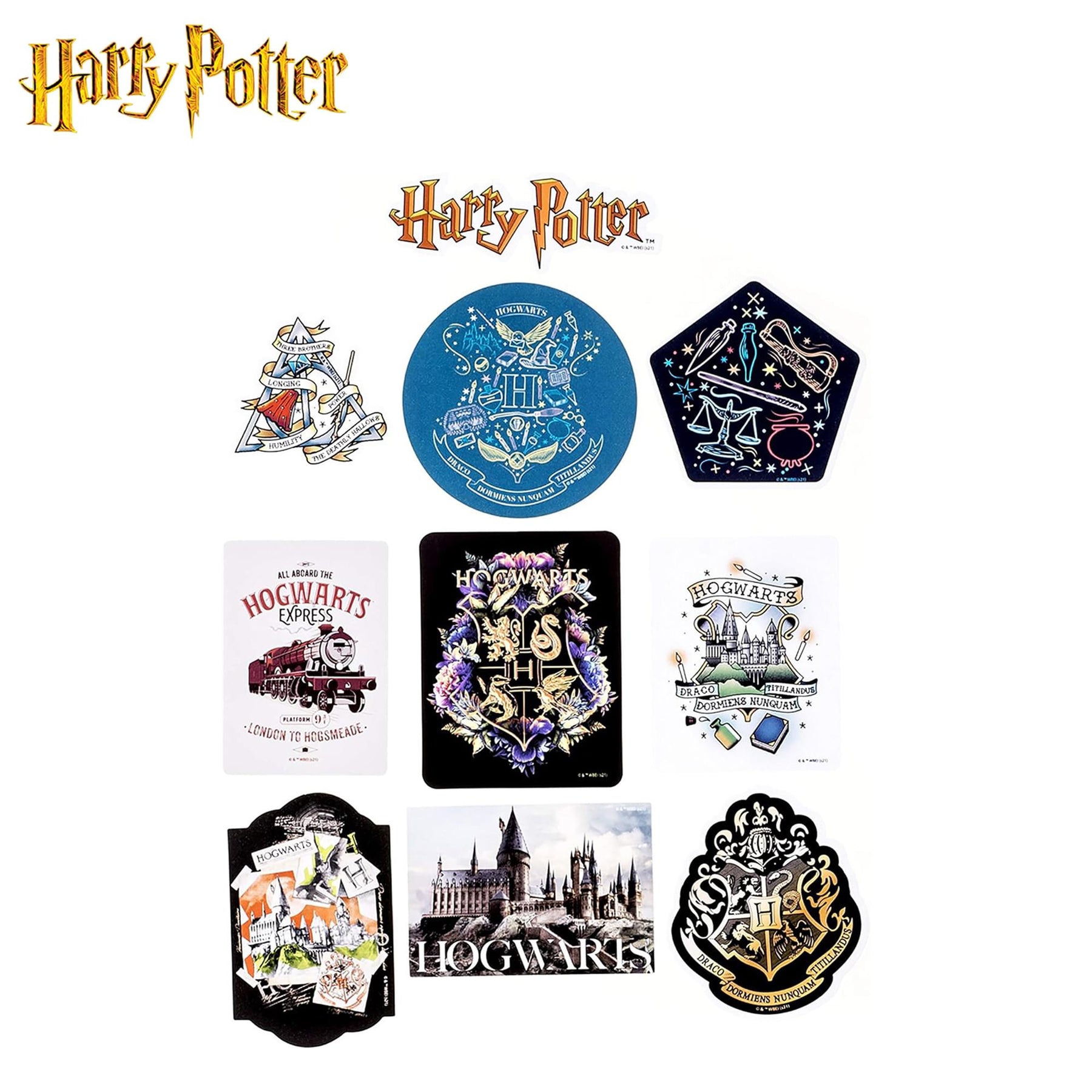 Harry Potter House Hufflepuff Vinyl Decal 60-Pack