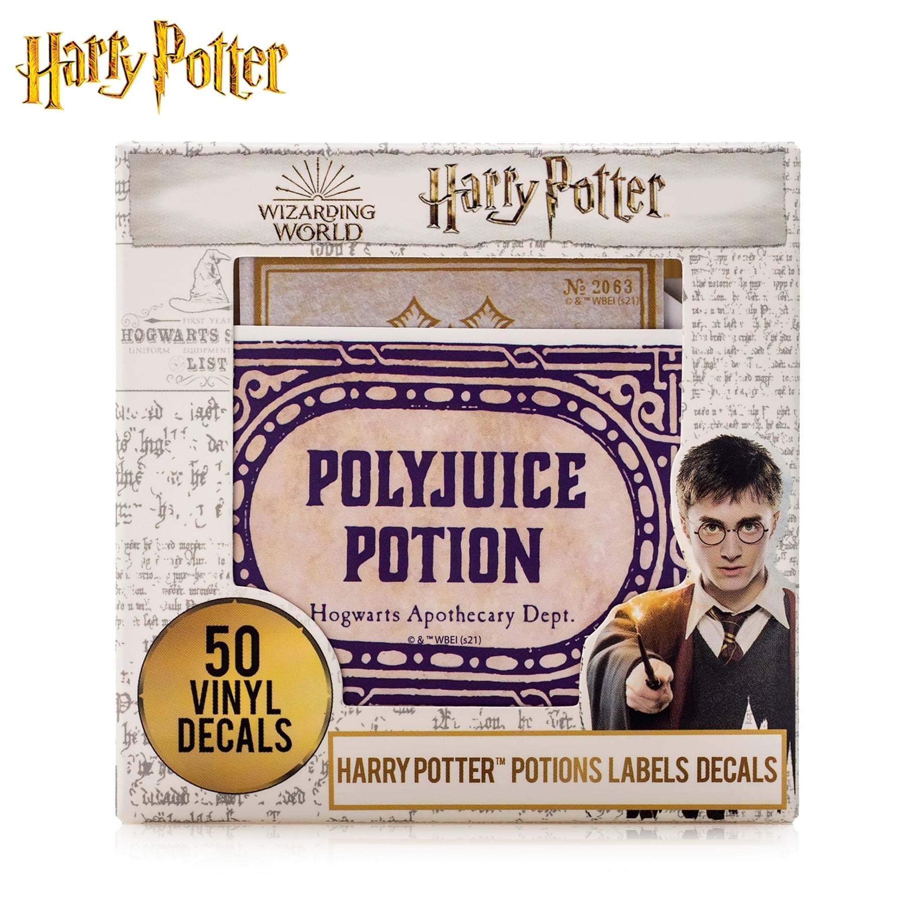 Harry Potter Potions Labels Vinyl Decal 50-Pack