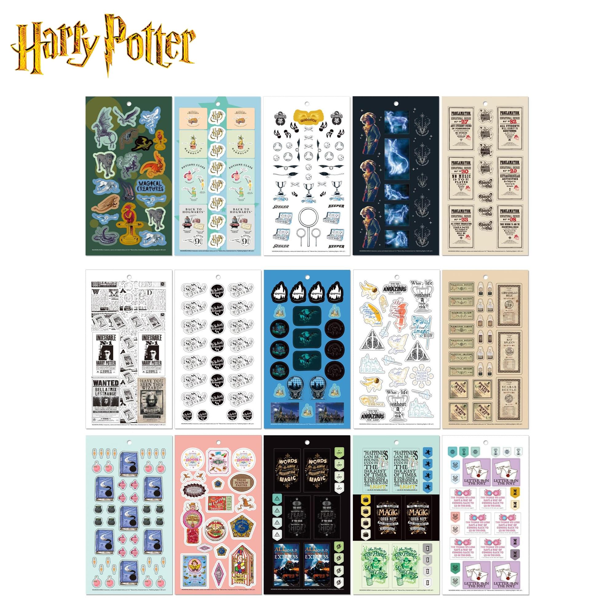 Harry Potter Planner 30-Page Sticker Book | 1000+ Stickers