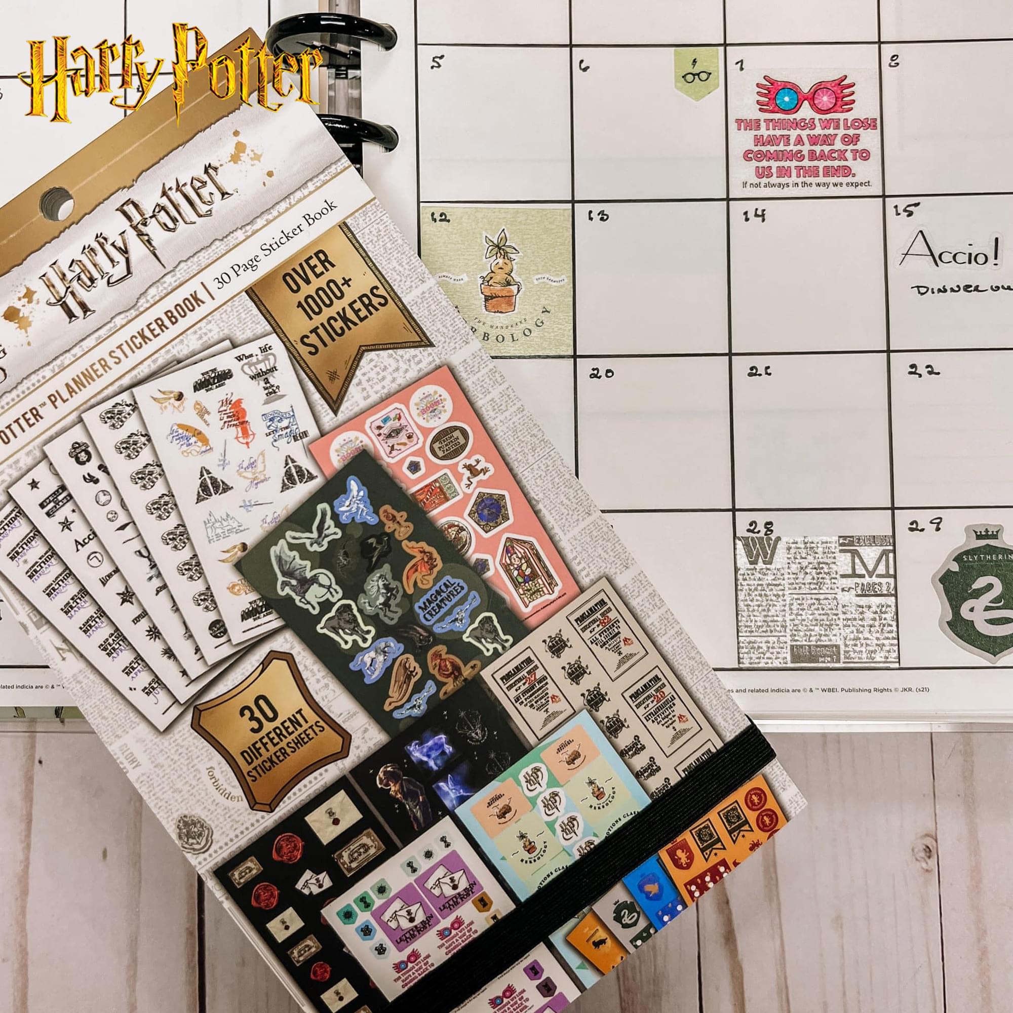 Harry Potter Planner 30-Page Sticker Book | 1000+ Stickers