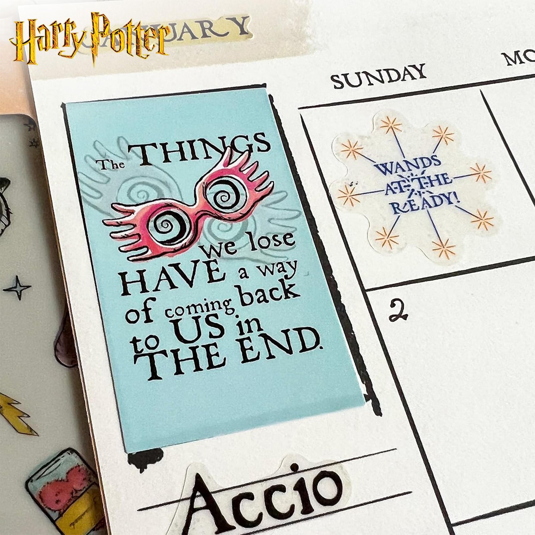 Harry Potter Planner 30-Page Sticker Book | 1000+ Stickers