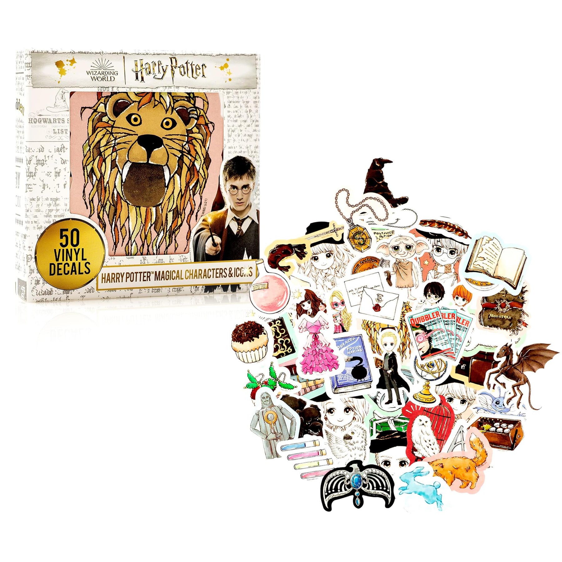 Harry Potter Magical Characters & Icons Vinyl Decal 50-Pack