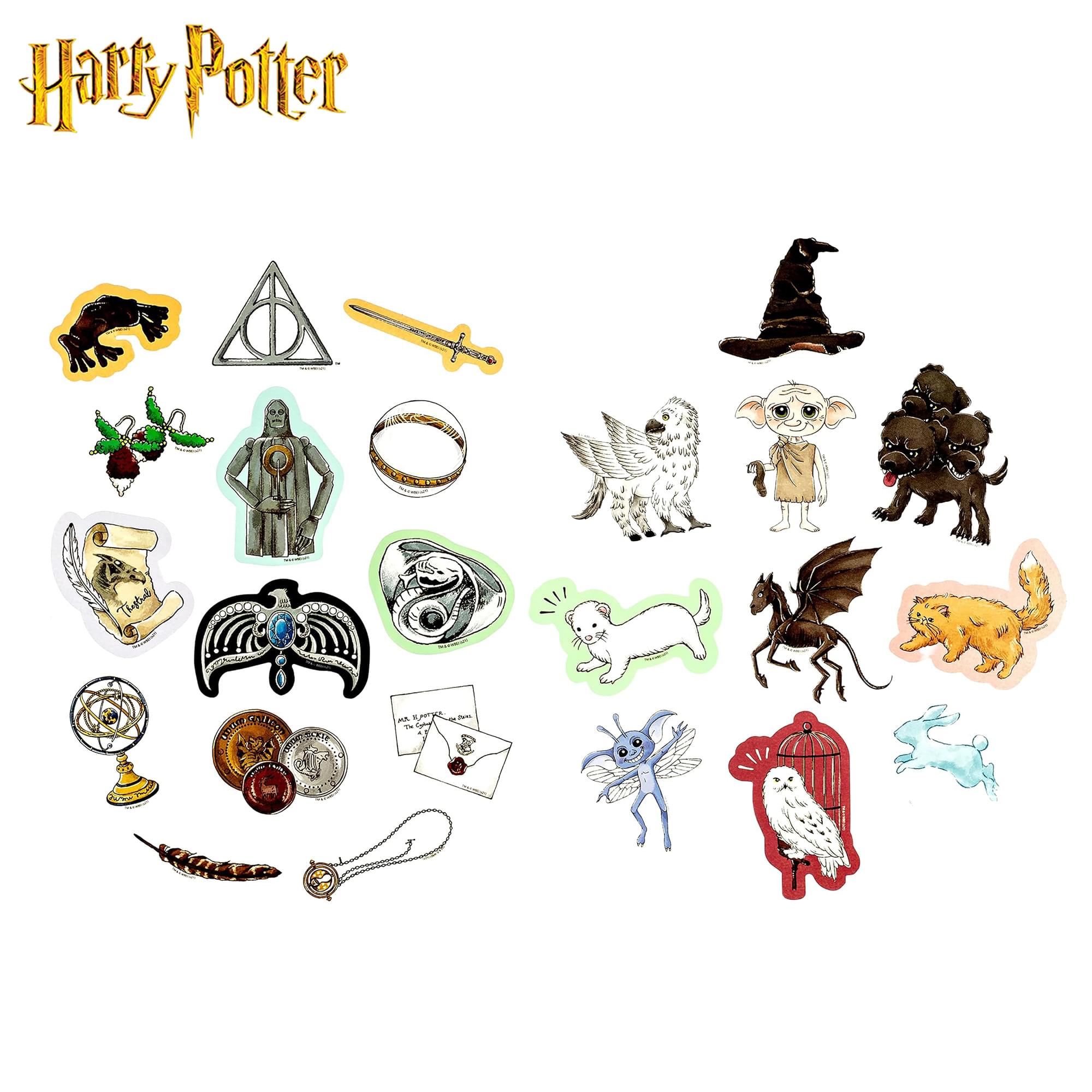 Harry Potter Magical Characters & Icons Vinyl Decal 50-Pack