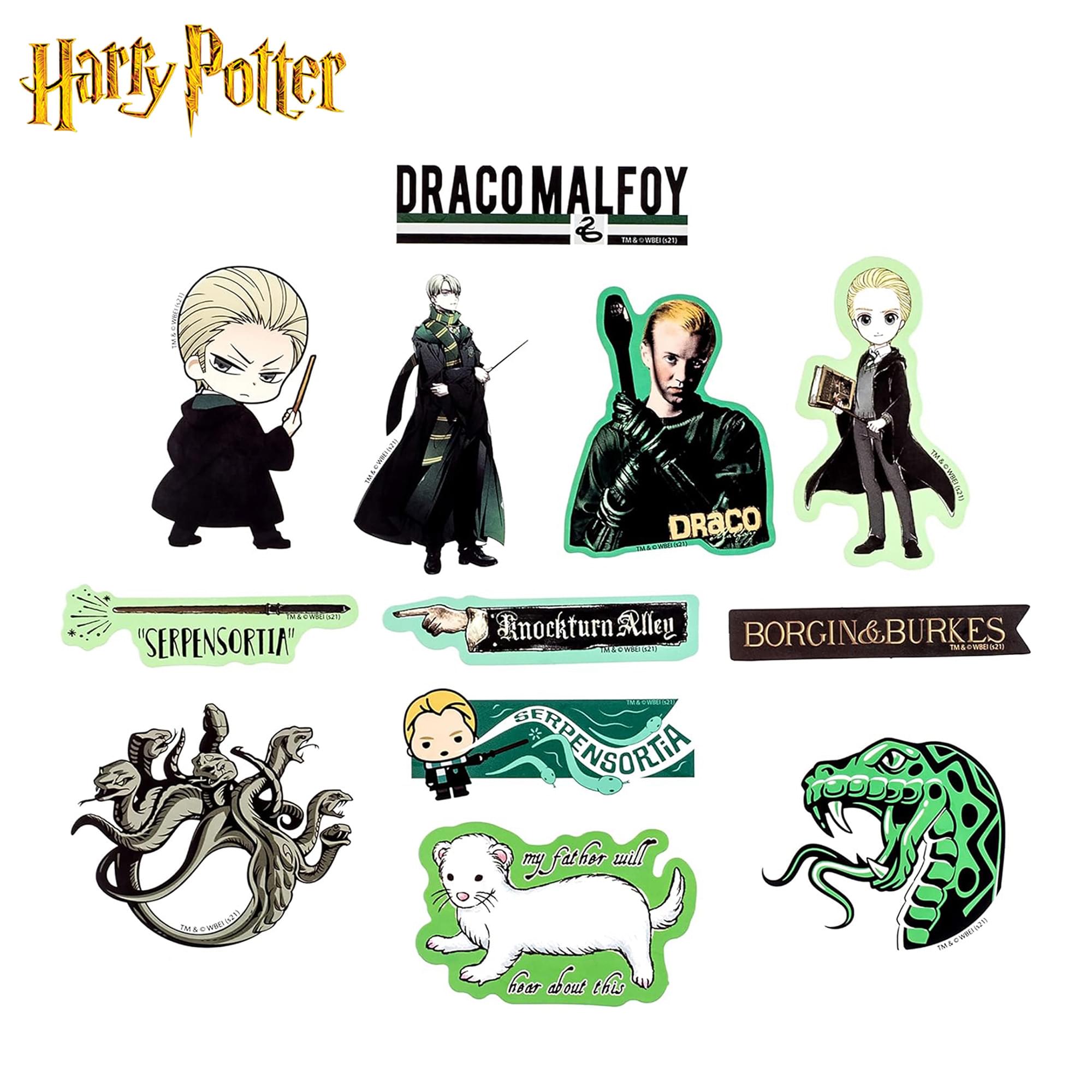 Harry Potter Draco Malfoy Vinyl Decal 50-Pack