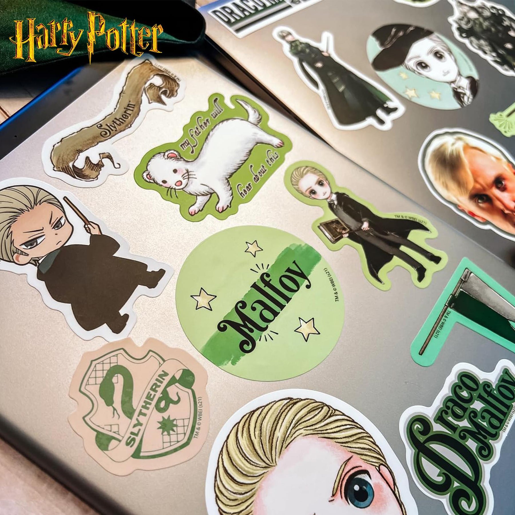 Harry Potter Draco Malfoy Vinyl Decal 50-Pack