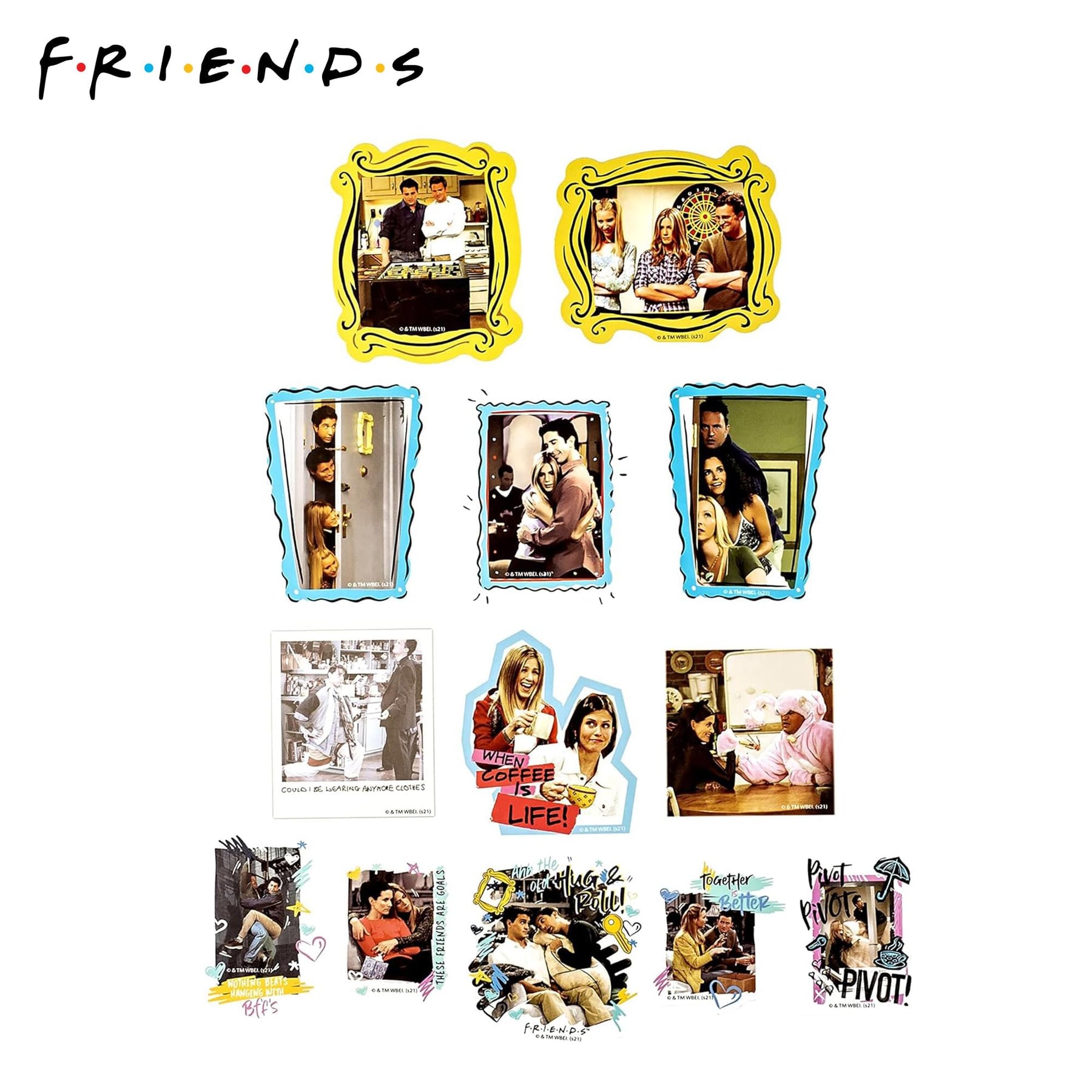 Friends #BESTIES Vinyl Decal 50-Pack