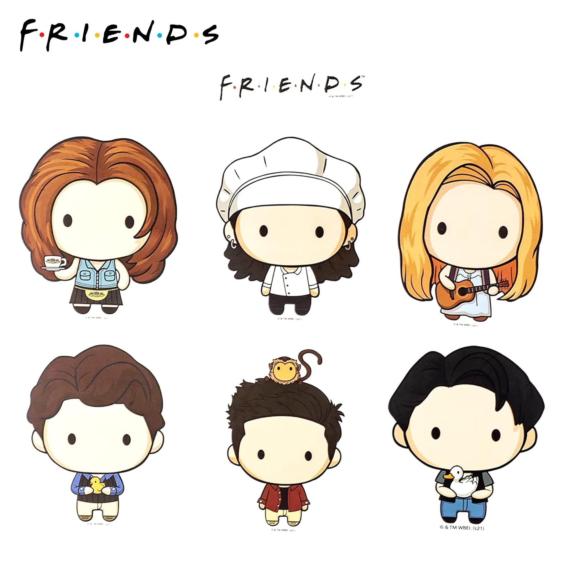 Friends #FRIENDSHIPGOALS Vinyl Decal 60-Pack