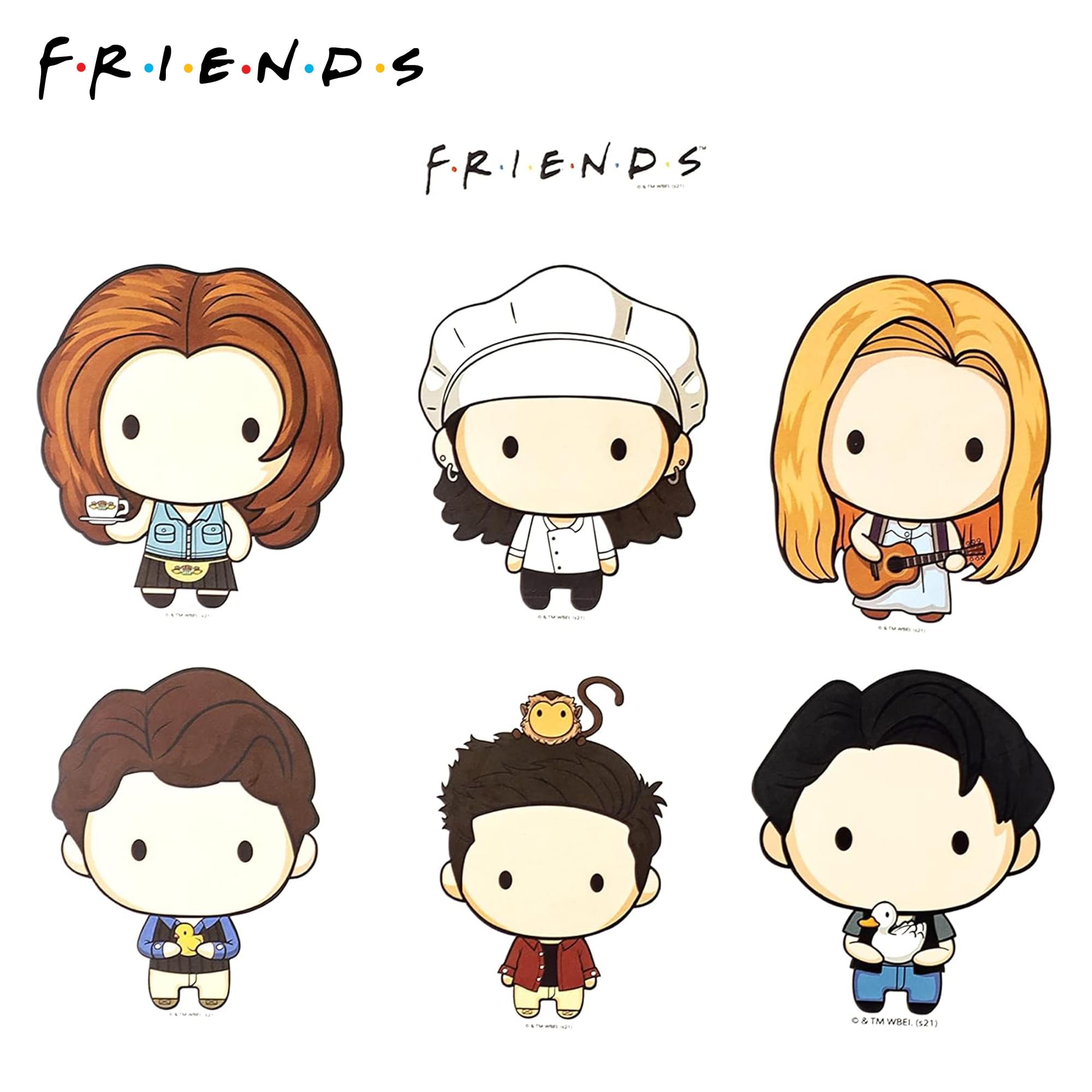 Friends #FRIENDSHIPGOALS Vinyl Decal 60-Pack