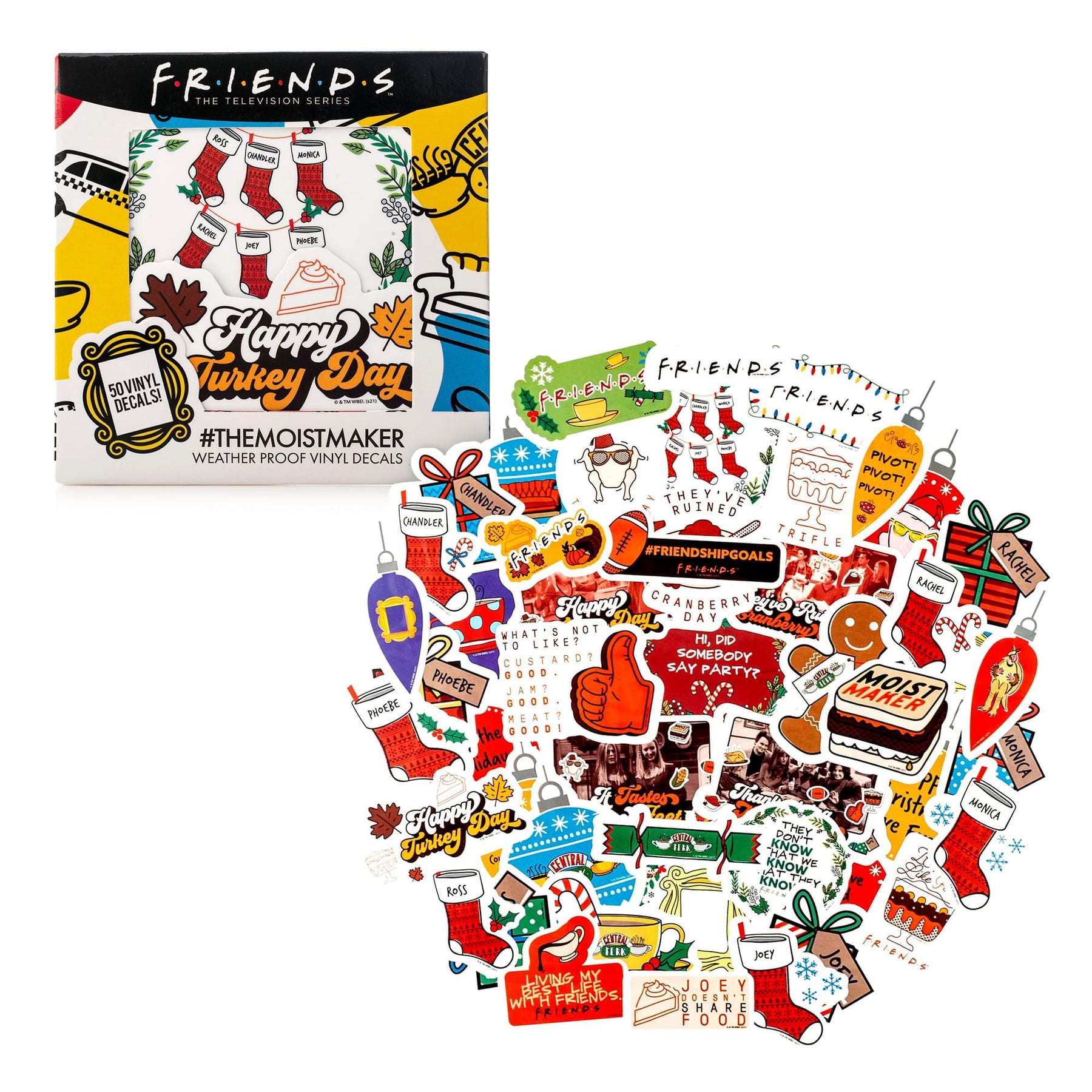 Friends #THEMOISTMAKER Vinyl Decal 50-Pack