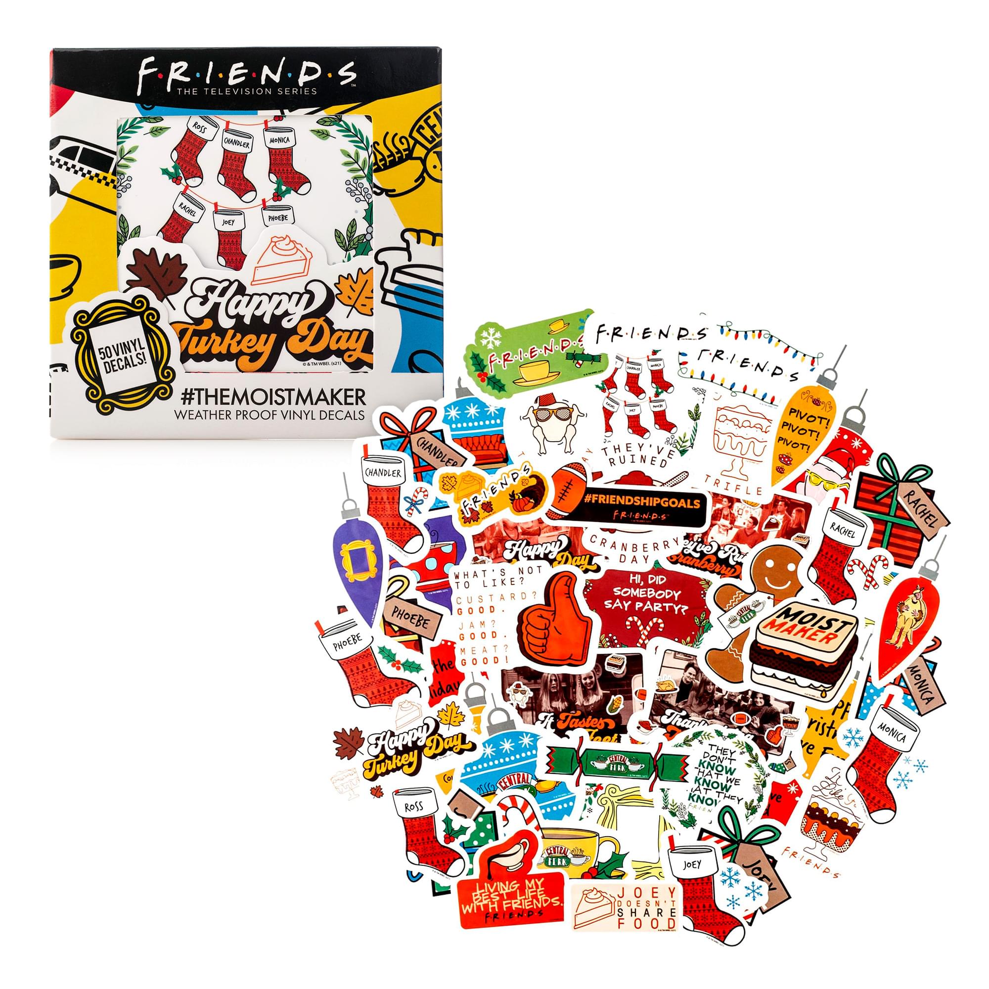 Friends #THEMOISTMAKER Vinyl Decal 50-Pack