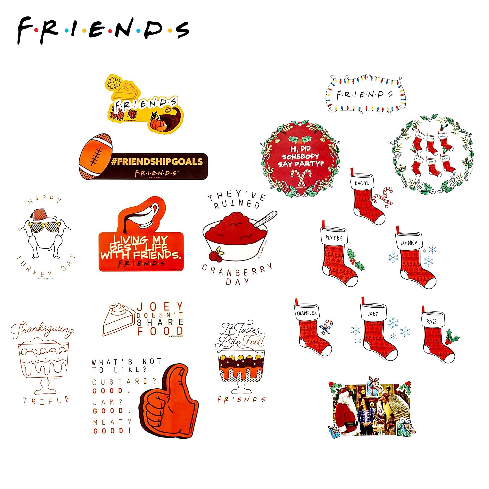 Friends #THEMOISTMAKER Vinyl Decal 50-Pack