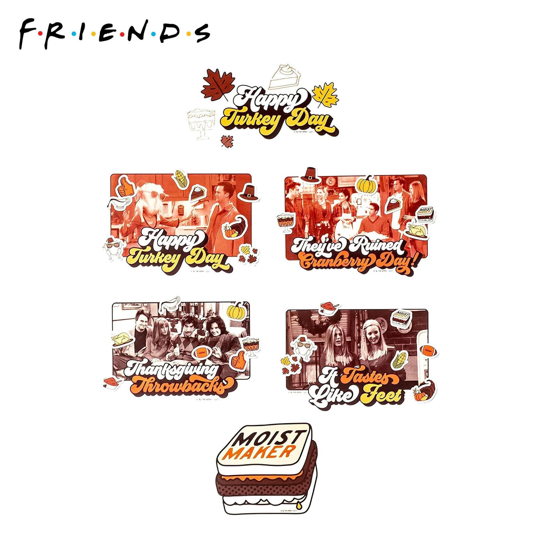 Friends #THEMOISTMAKER Vinyl Decal 50-Pack