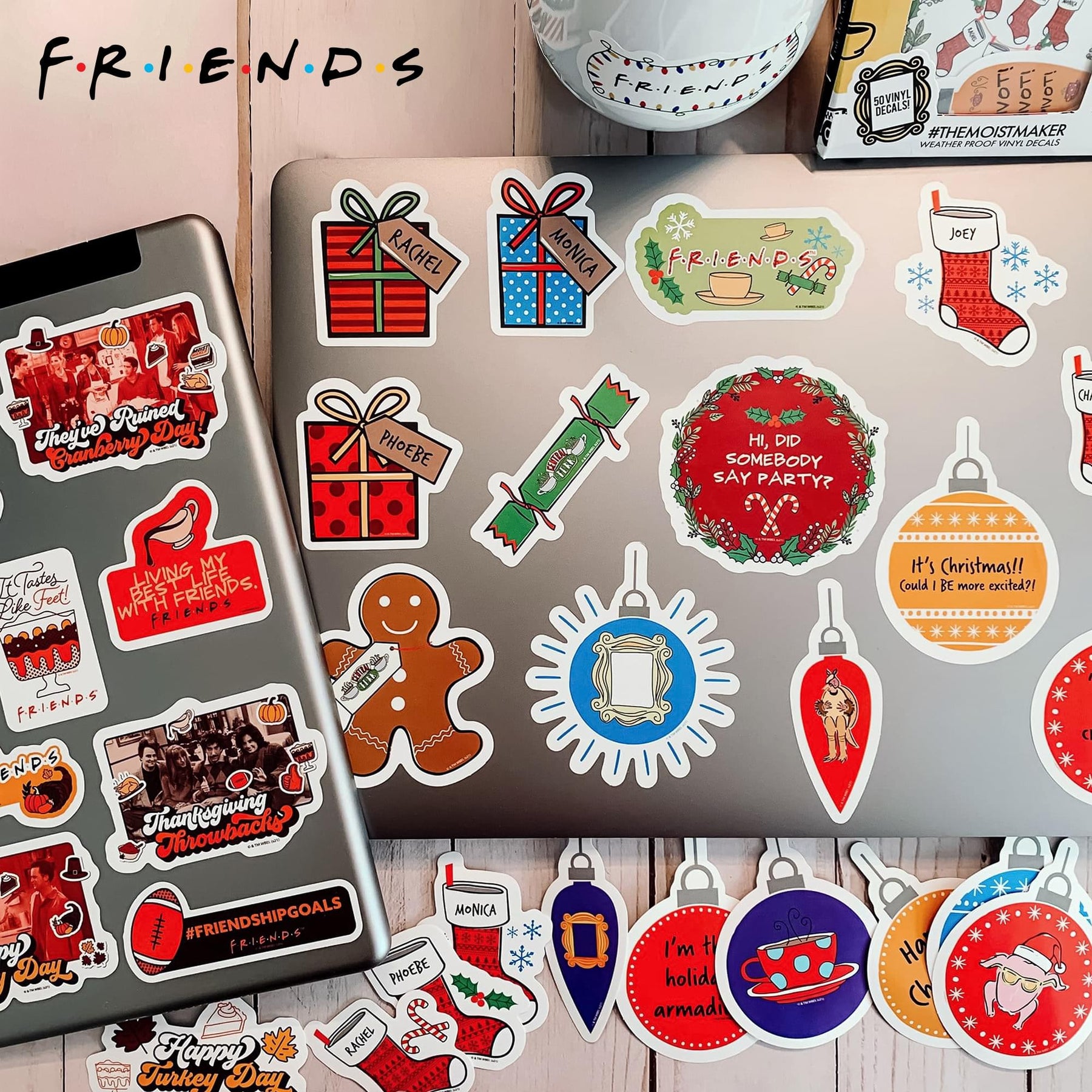Friends #THEMOISTMAKER Vinyl Decal 50-Pack