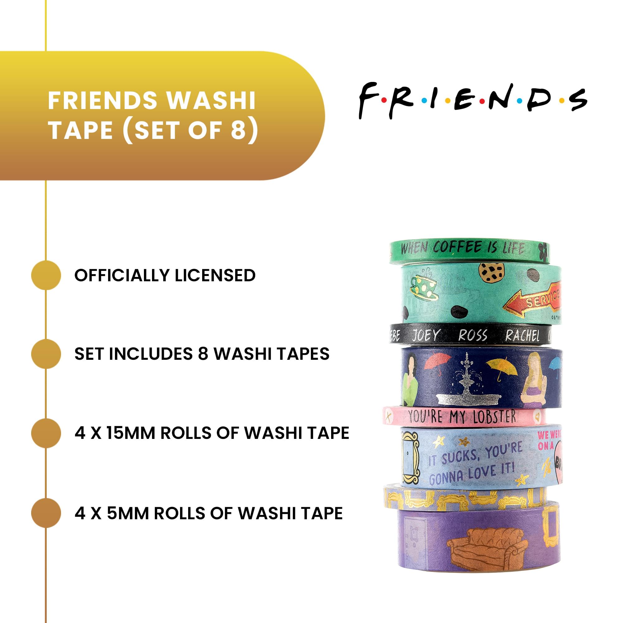 Friends Washi Tape | Set of 8