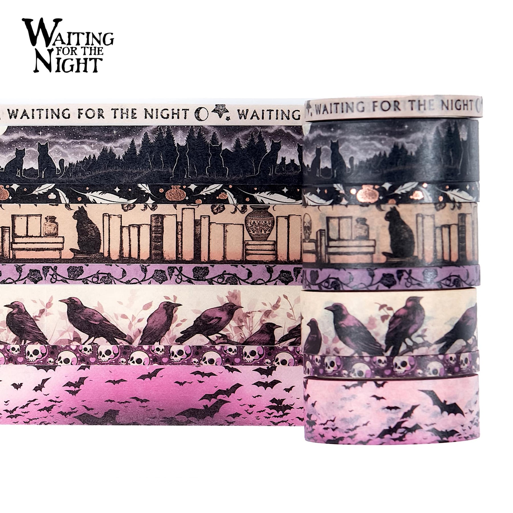 Waiting For The Night Washi Tape | Set of 8