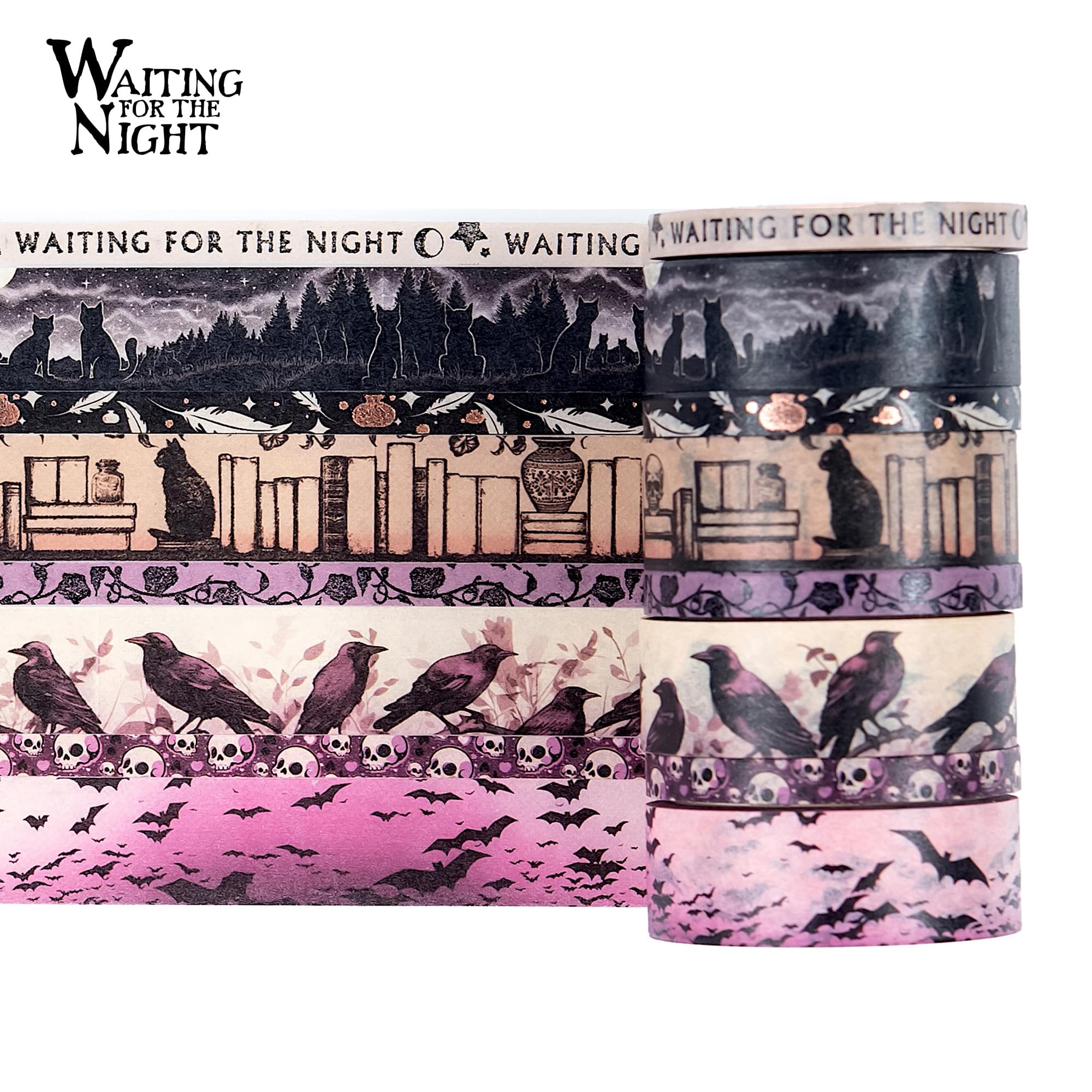 Waiting For The Night Washi Tape | Set of 8