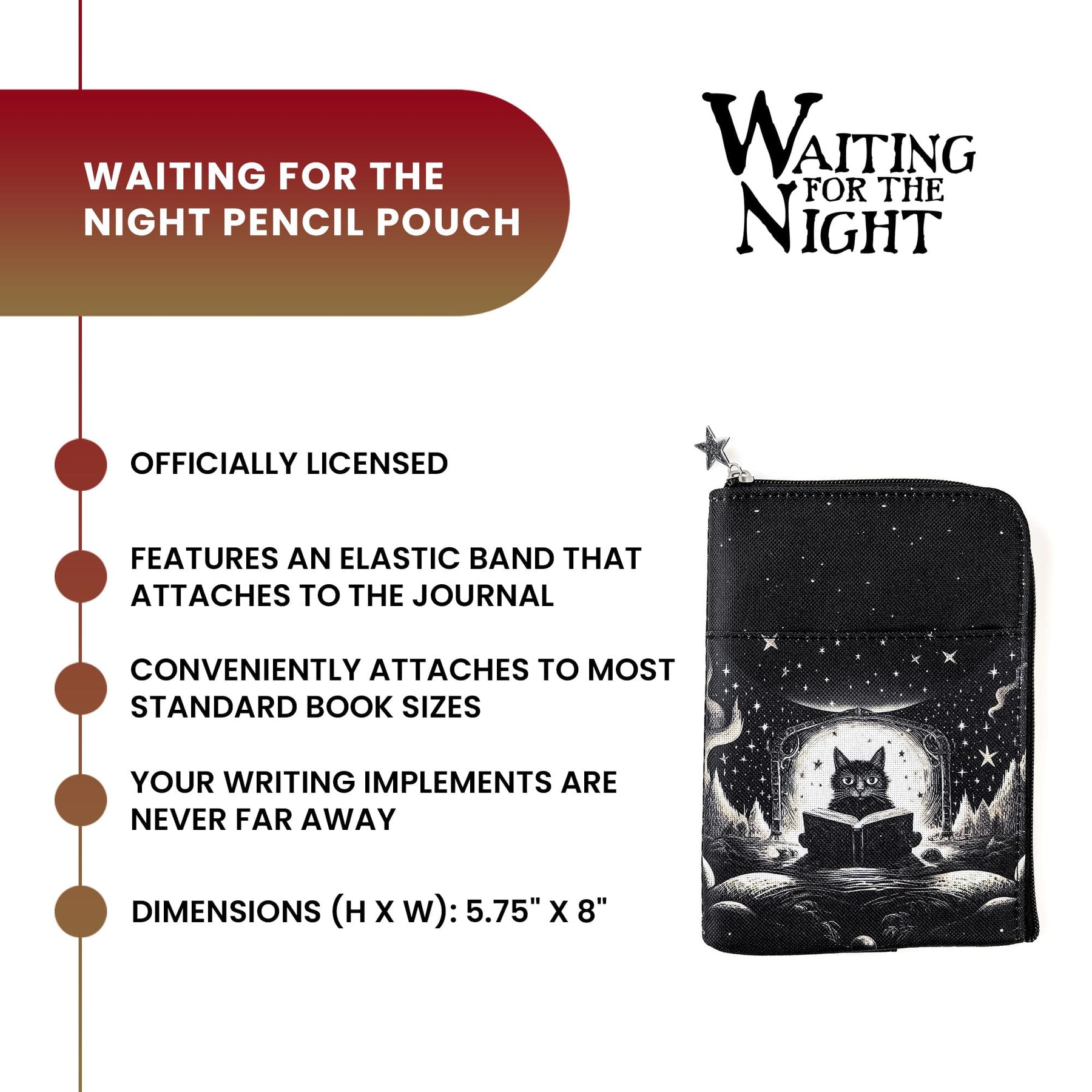 Waiting For The Night Pencil Pouch