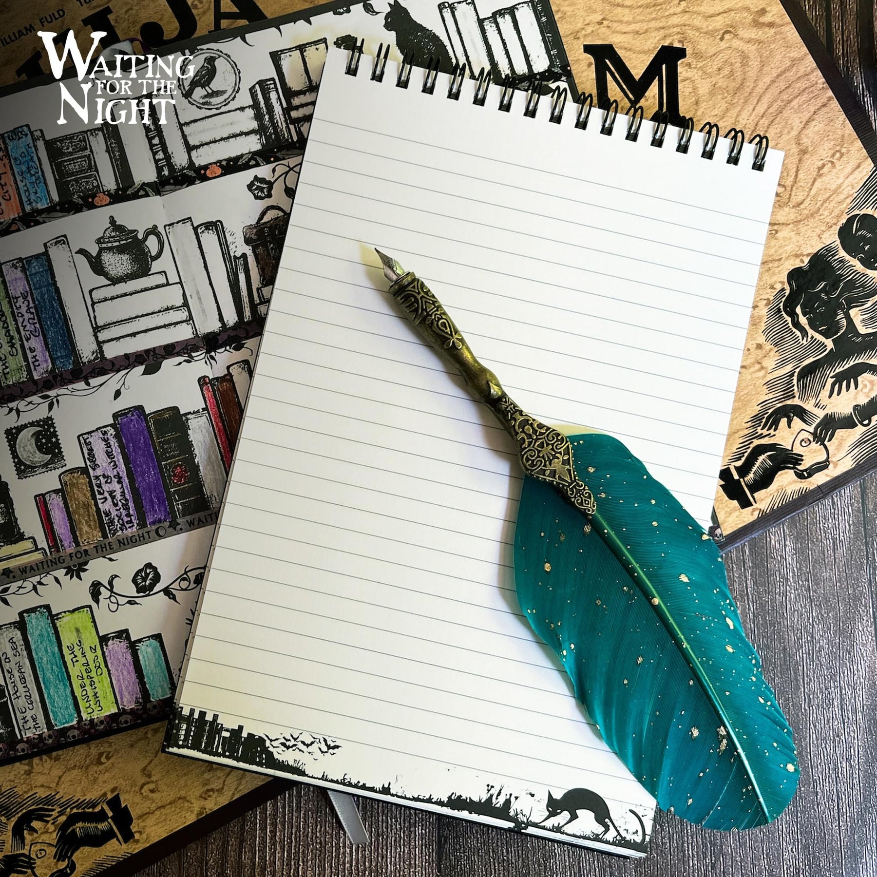 Waiting For The Night Steno Notepad | 50 Pages