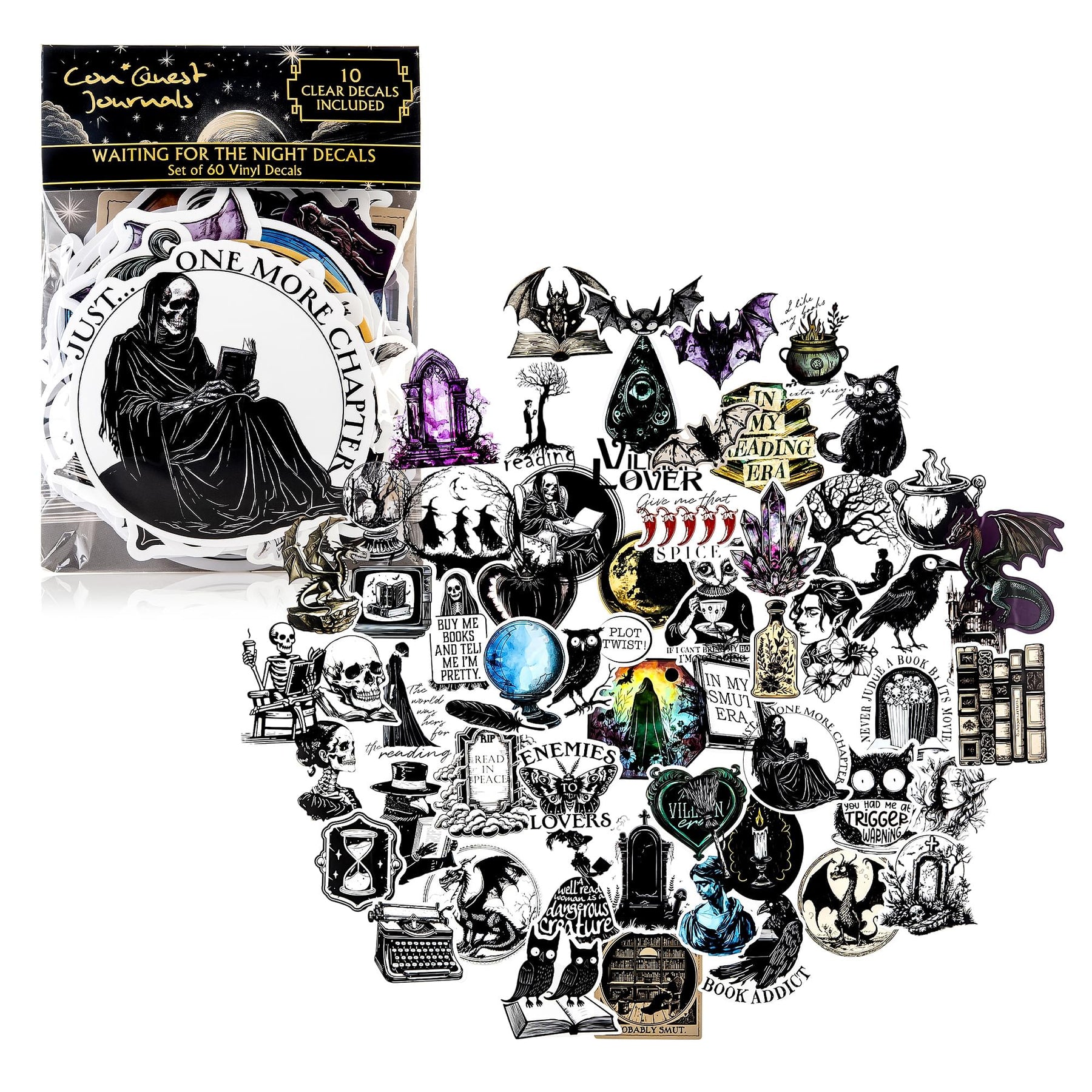 Waiting For The Night Vinyl Decal 60-Pack