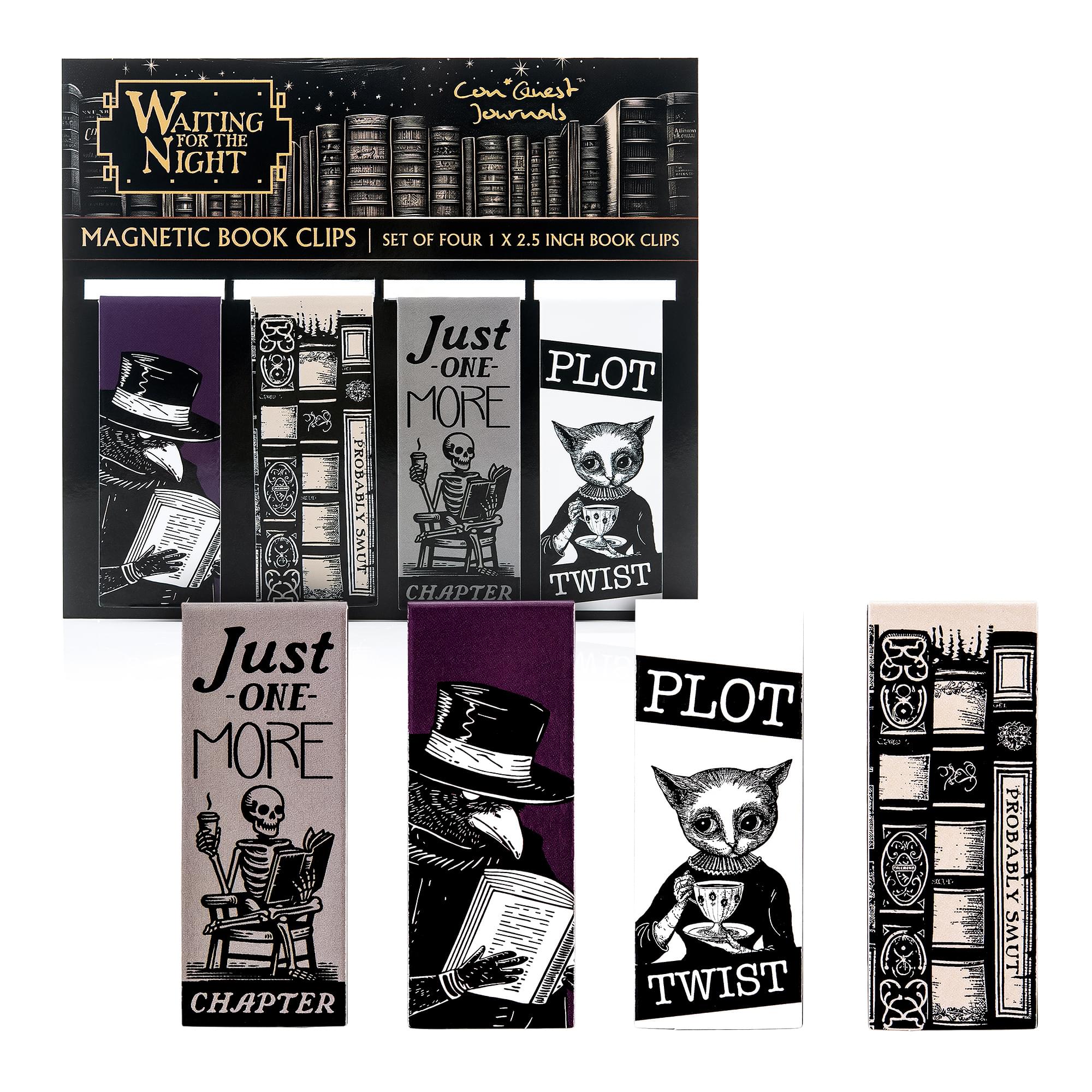 Waiting For The Night Magnetic Bookmark Set Of 4