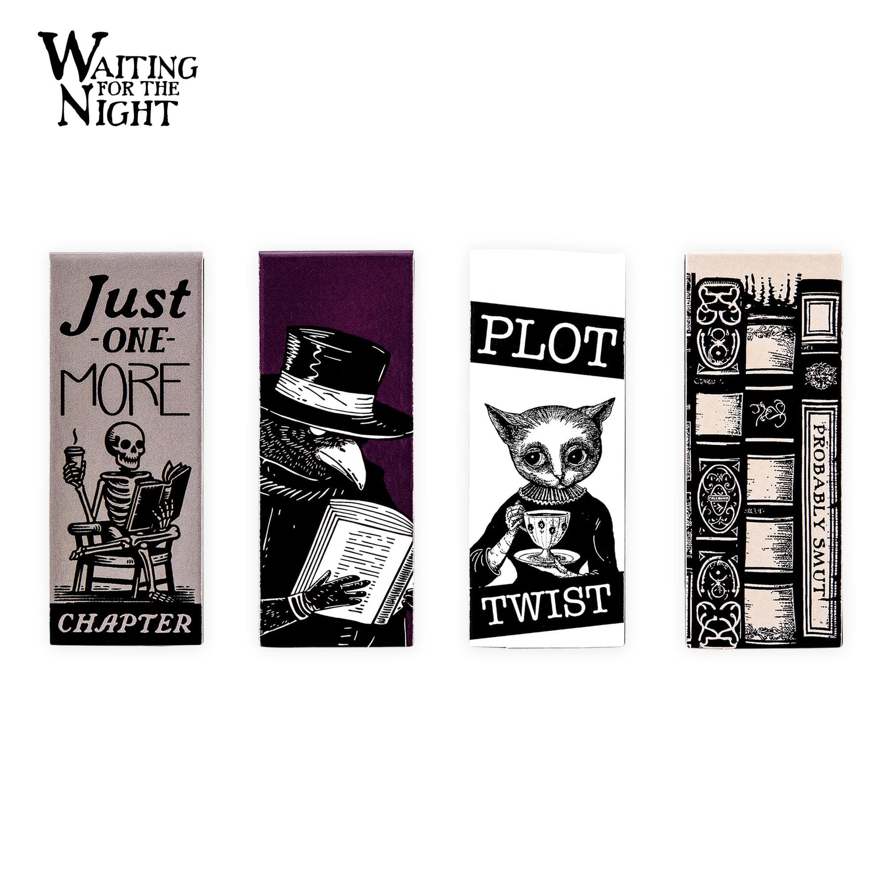 Waiting For The Night Magnetic Bookmark Set Of 4