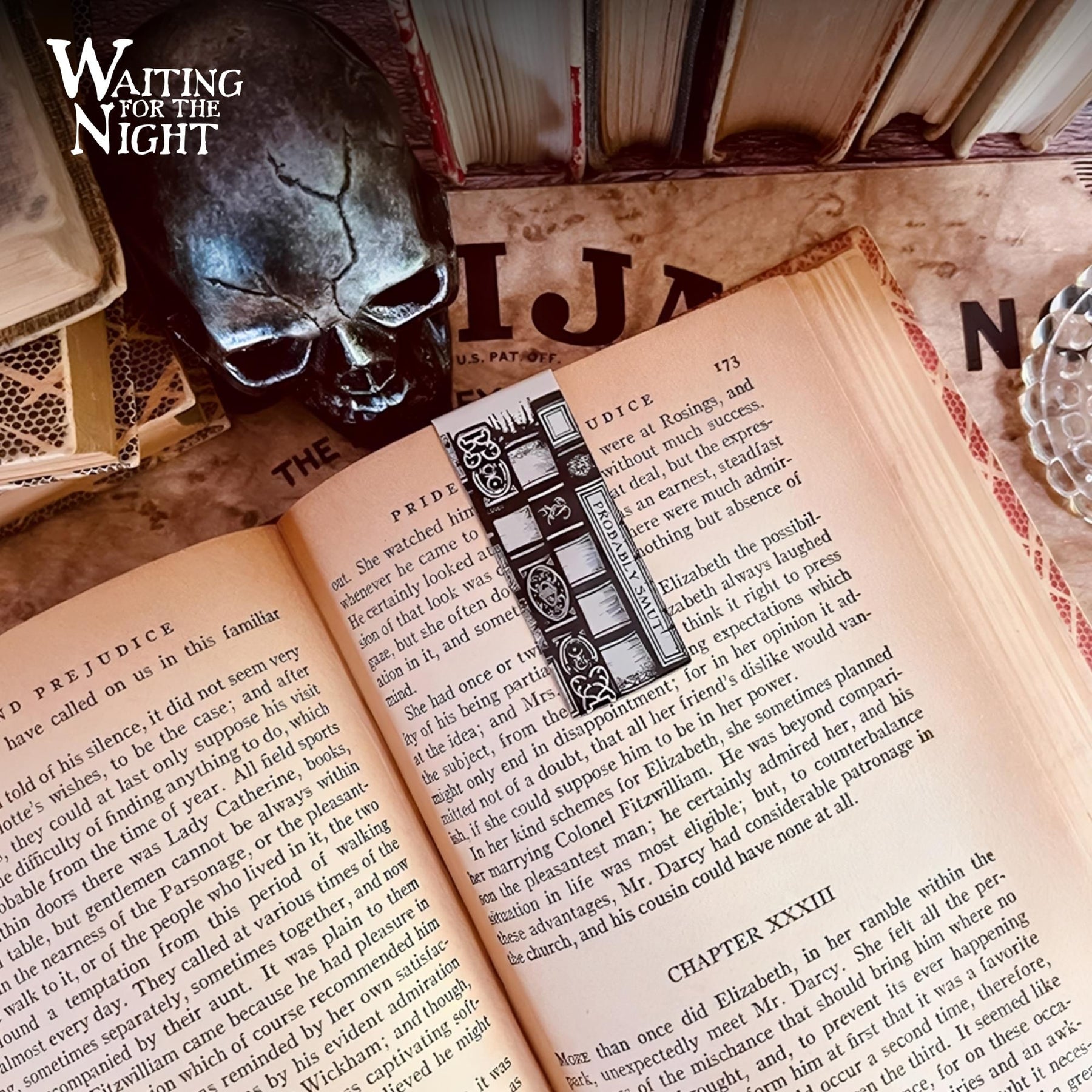 Waiting For The Night Magnetic Bookmark Set Of 4