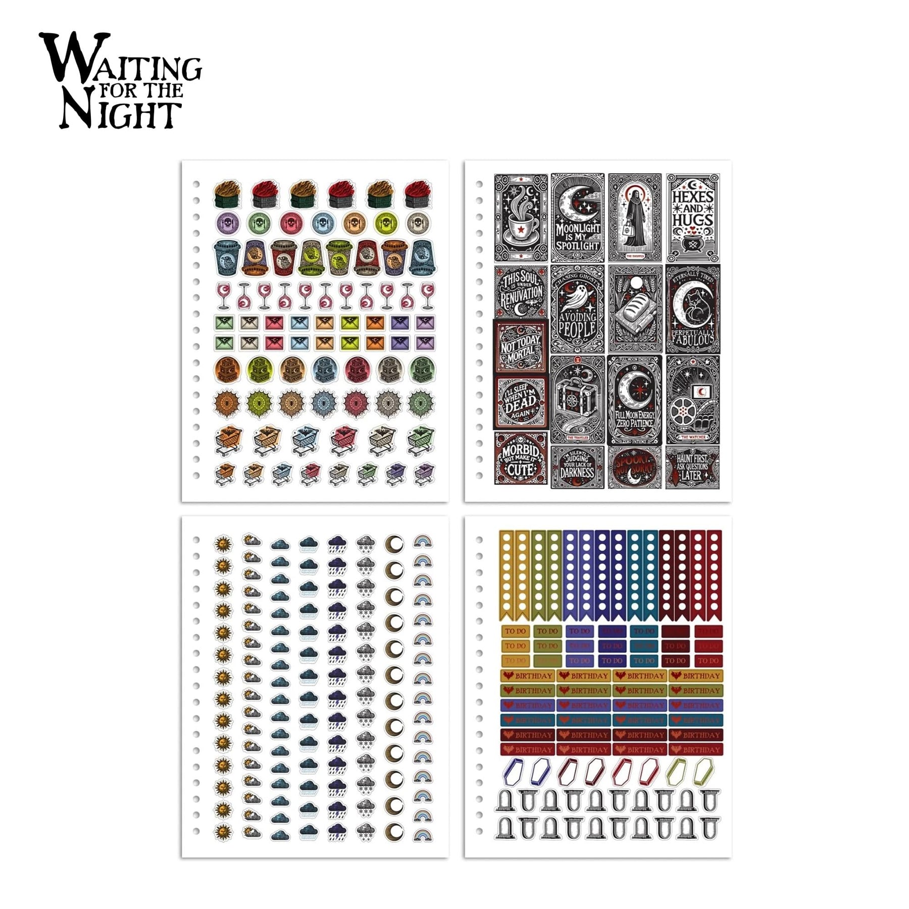 Waiting For The Night 2026 Weekly Planner