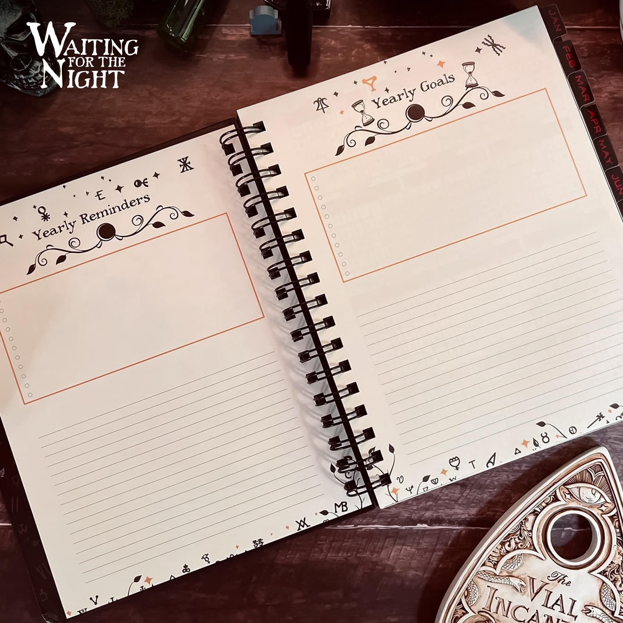 Waiting For The Night 2026 Weekly Planner