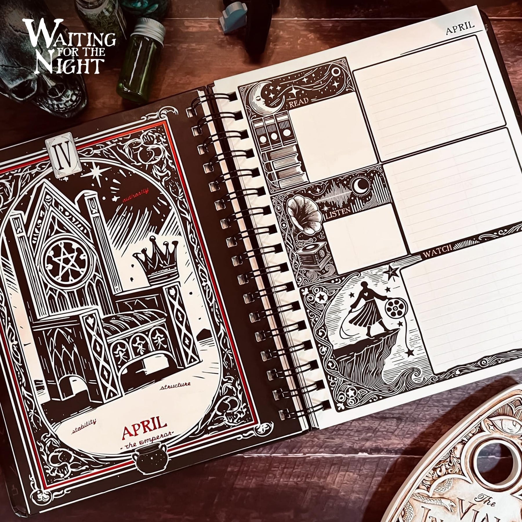 Waiting For The Night 2026 Weekly Planner