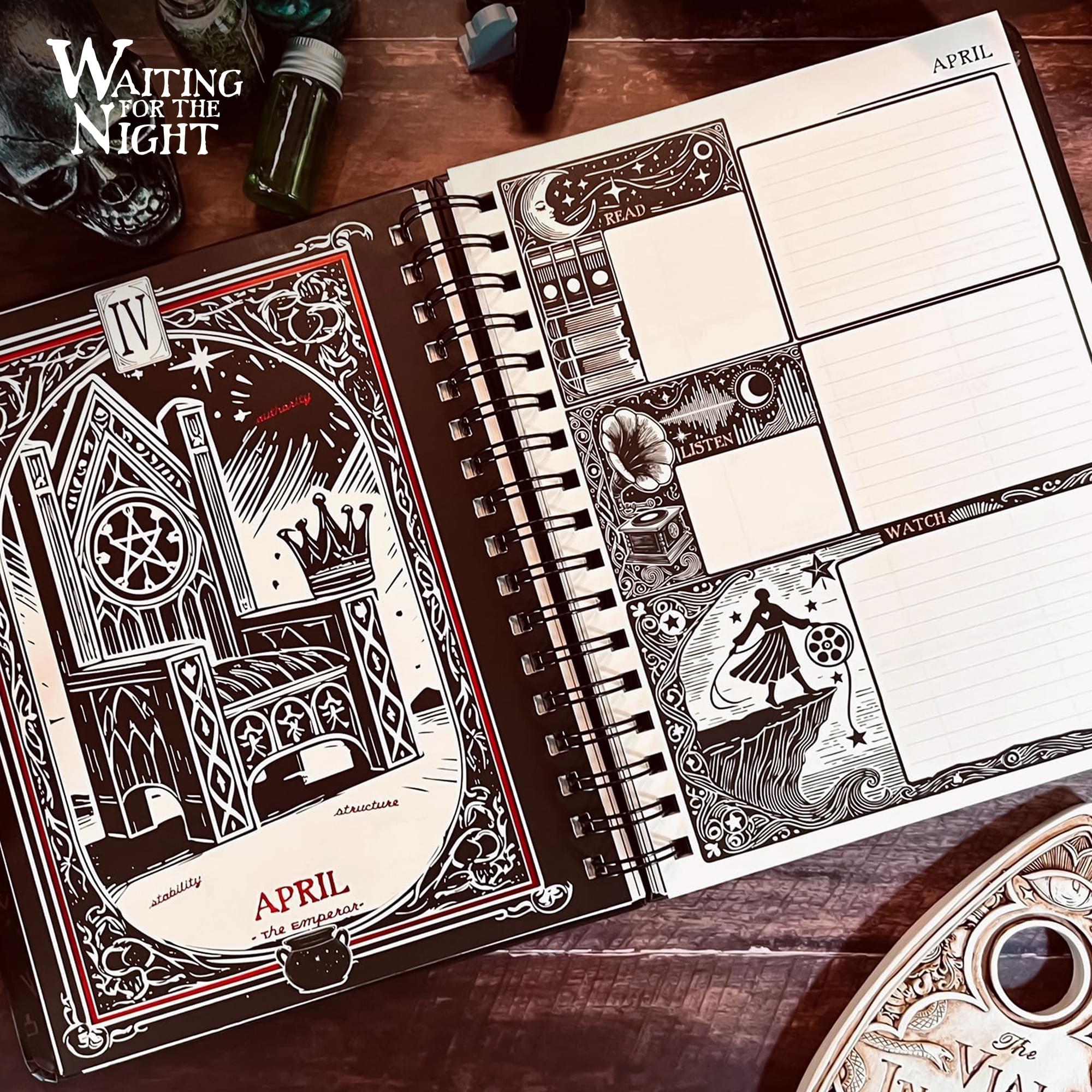 Waiting For The Night 2026 Weekly Planner