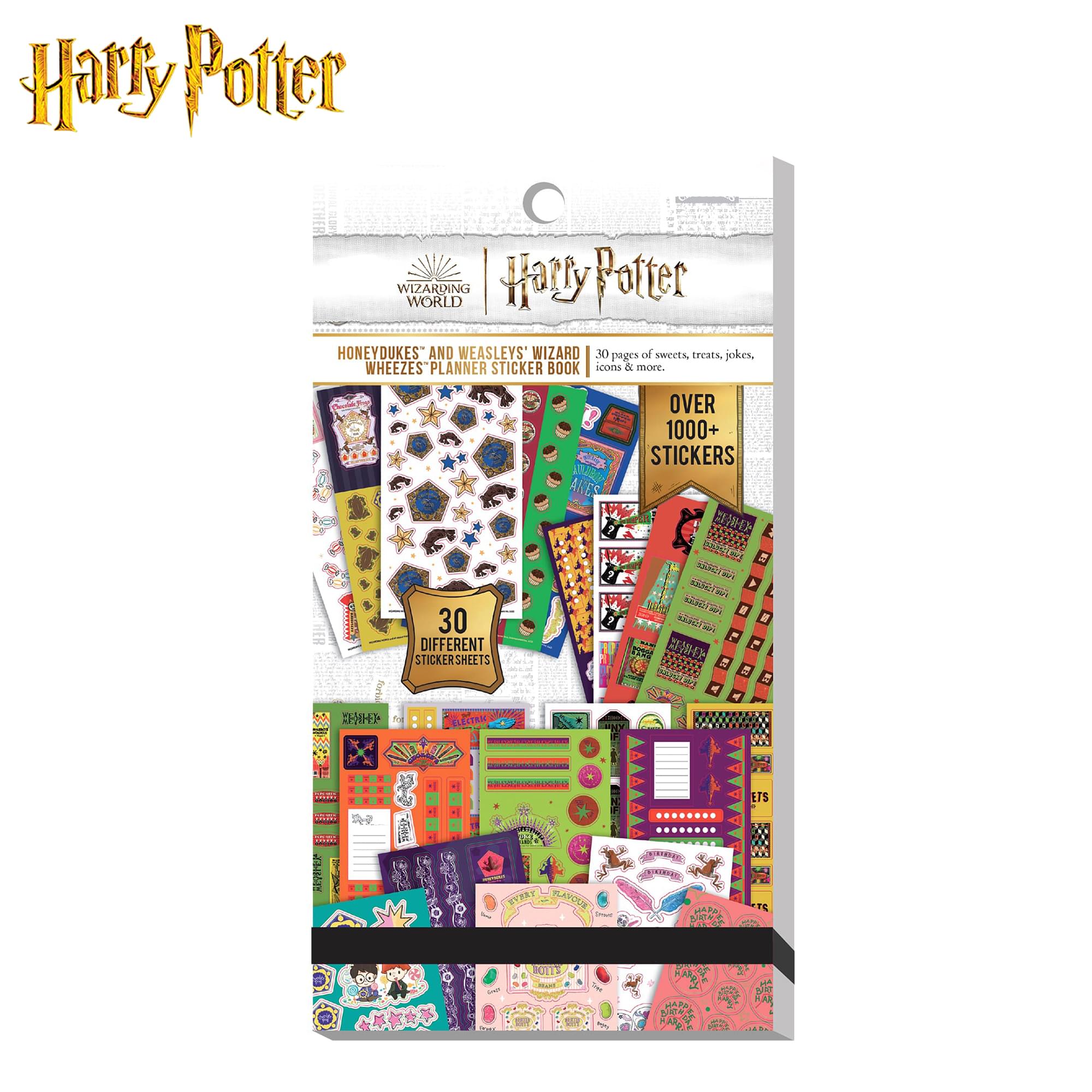 Harry Potter Honeydukes & Weasley 30-Page Planner Sticker Book | 1000+ Stickers