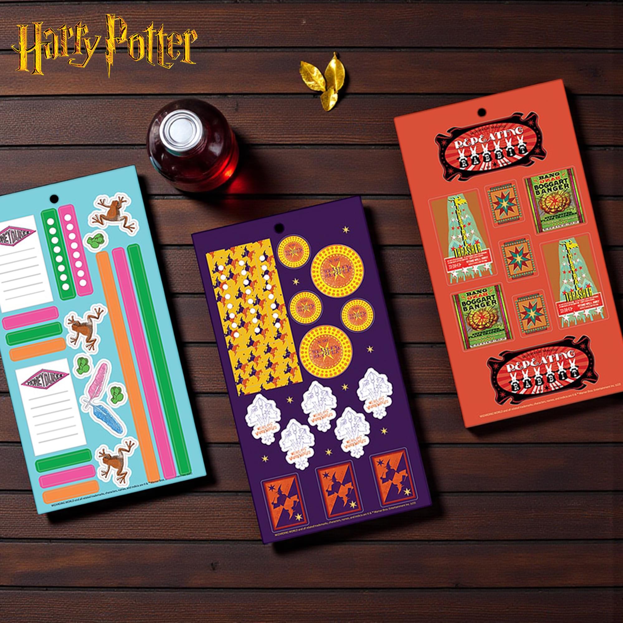 Harry Potter Honeydukes & Weasley 30-Page Planner Sticker Book | 1000+ Stickers